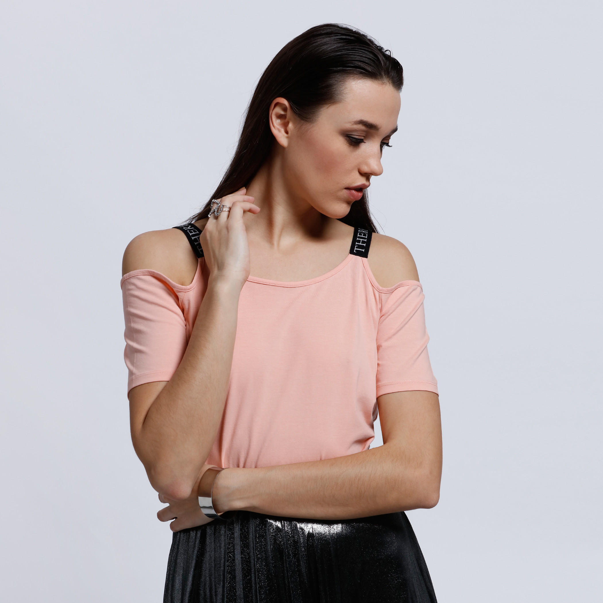 Cold Shoulder Top with Round Neck-women-clothing-shirtsandblouses-blouses-image-5
