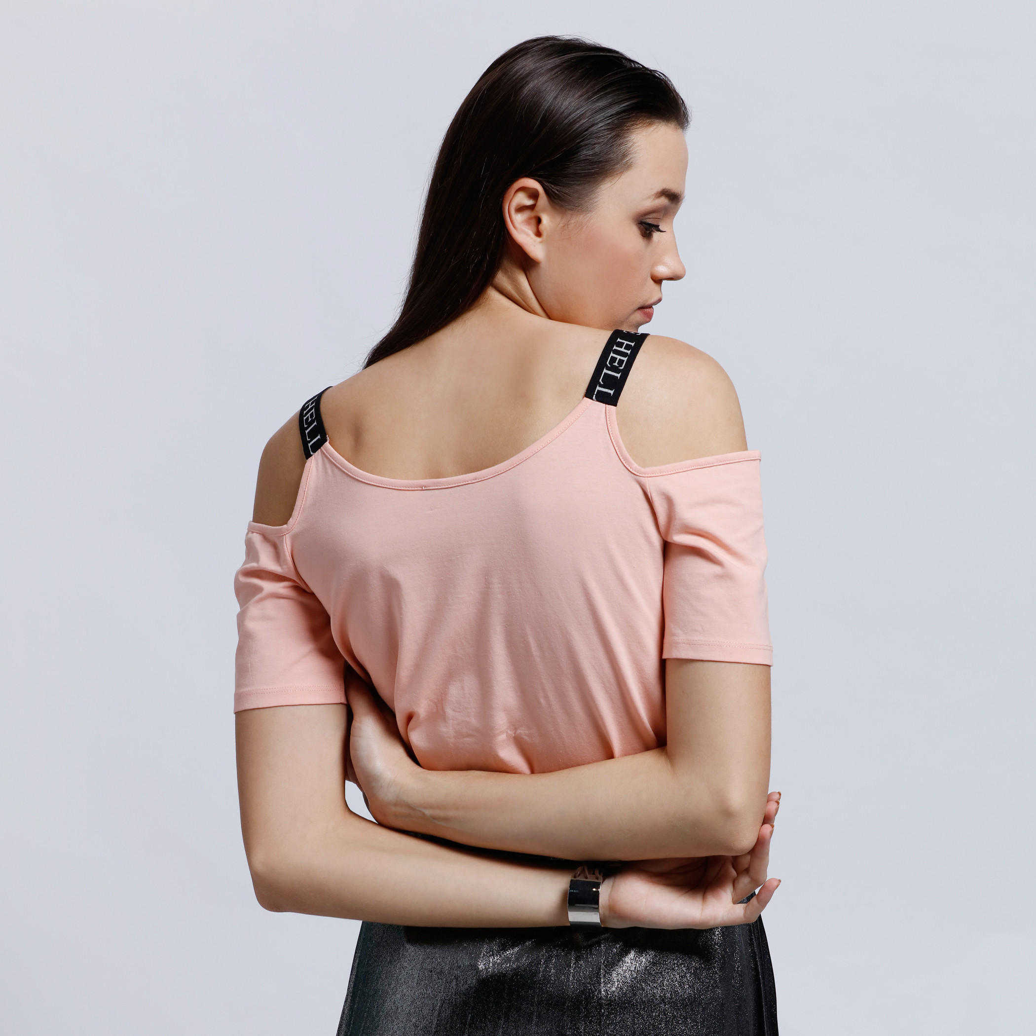 Cold Shoulder Top with Round Neck-women-clothing-shirtsandblouses-blouses-image-4