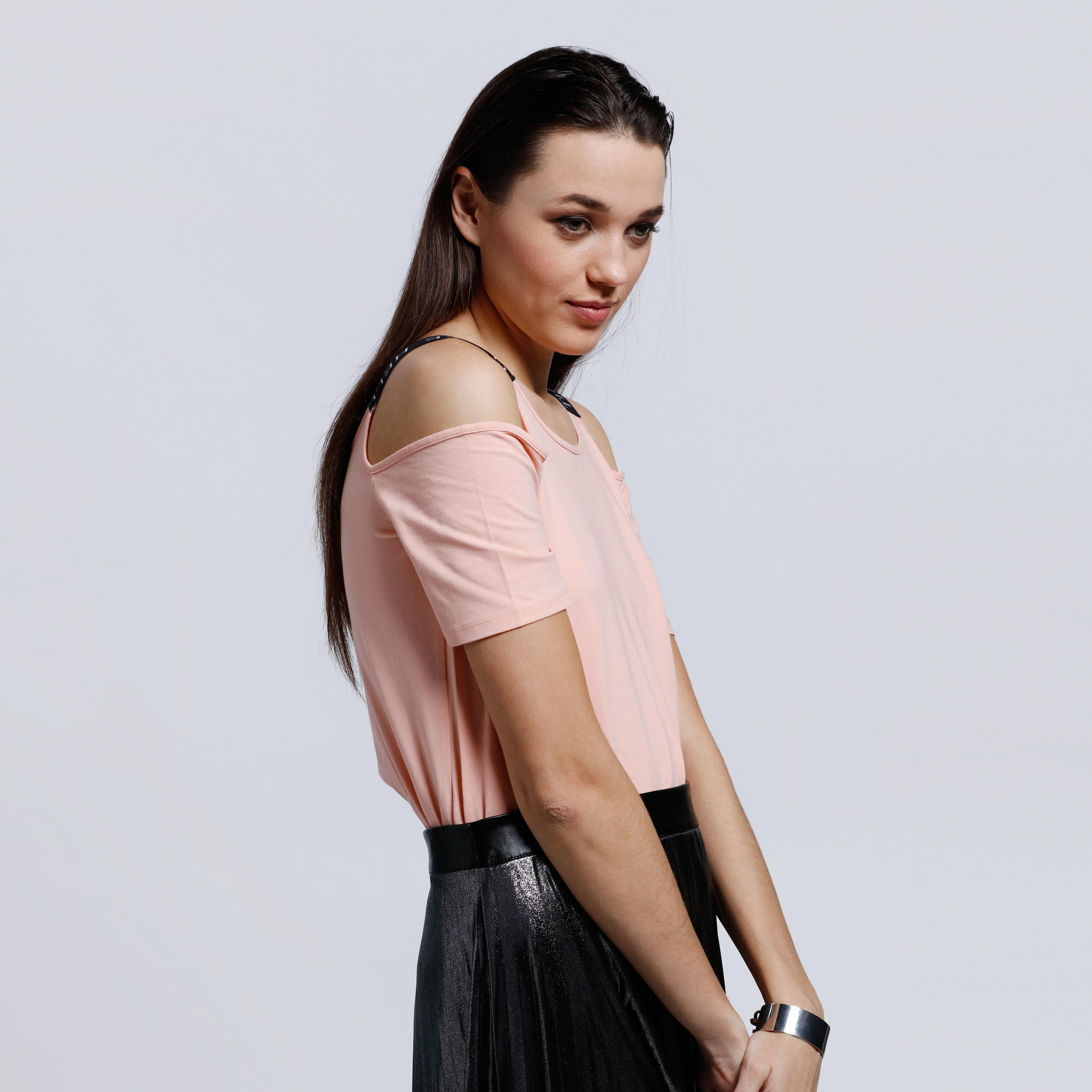 Cold Shoulder Top with Round Neck-women-clothing-shirtsandblouses-blouses-image-3