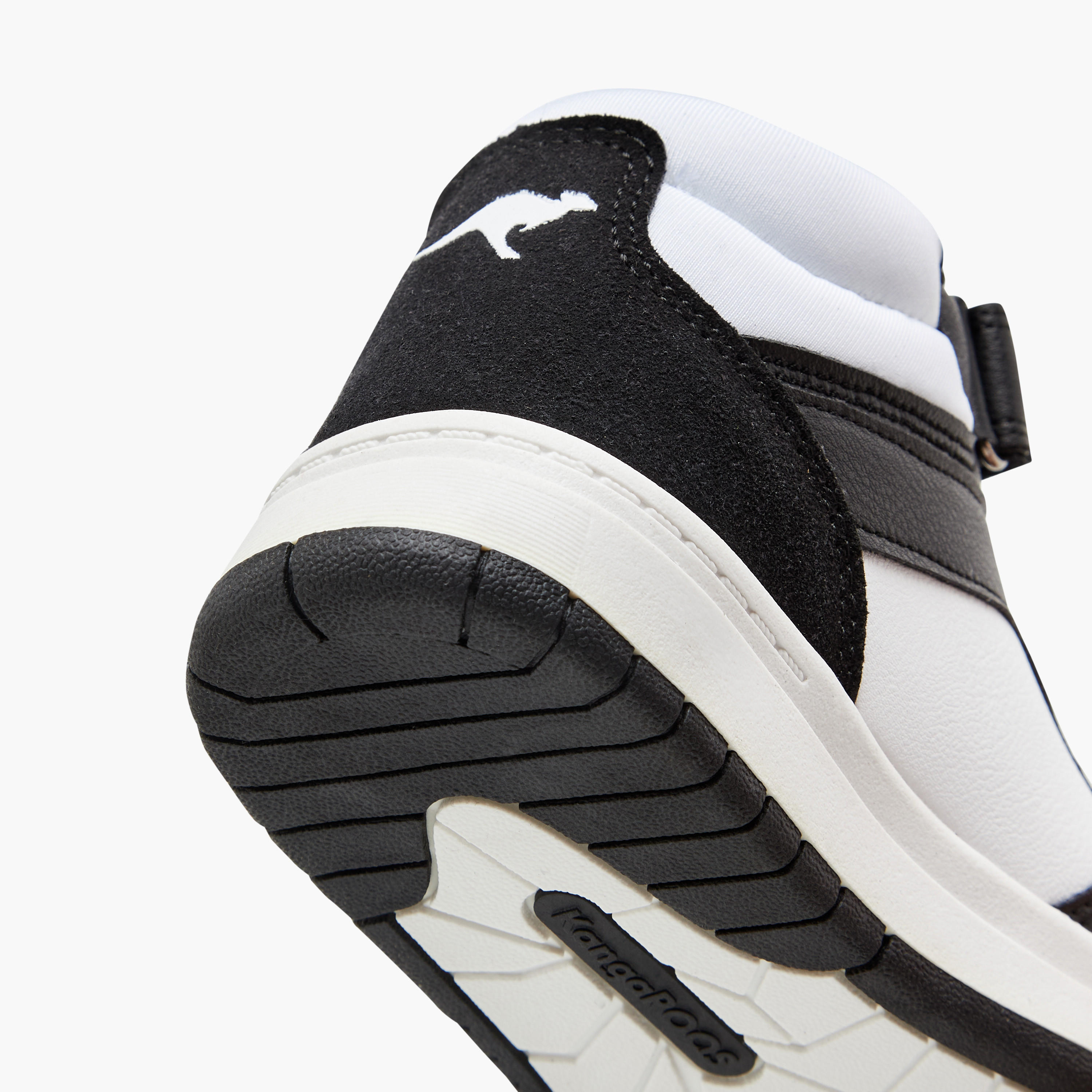 KangaROOS Boys' Colourblock High Top Sneakers with Hook and Loop Closure-boys-shoes-sneakers-image-5