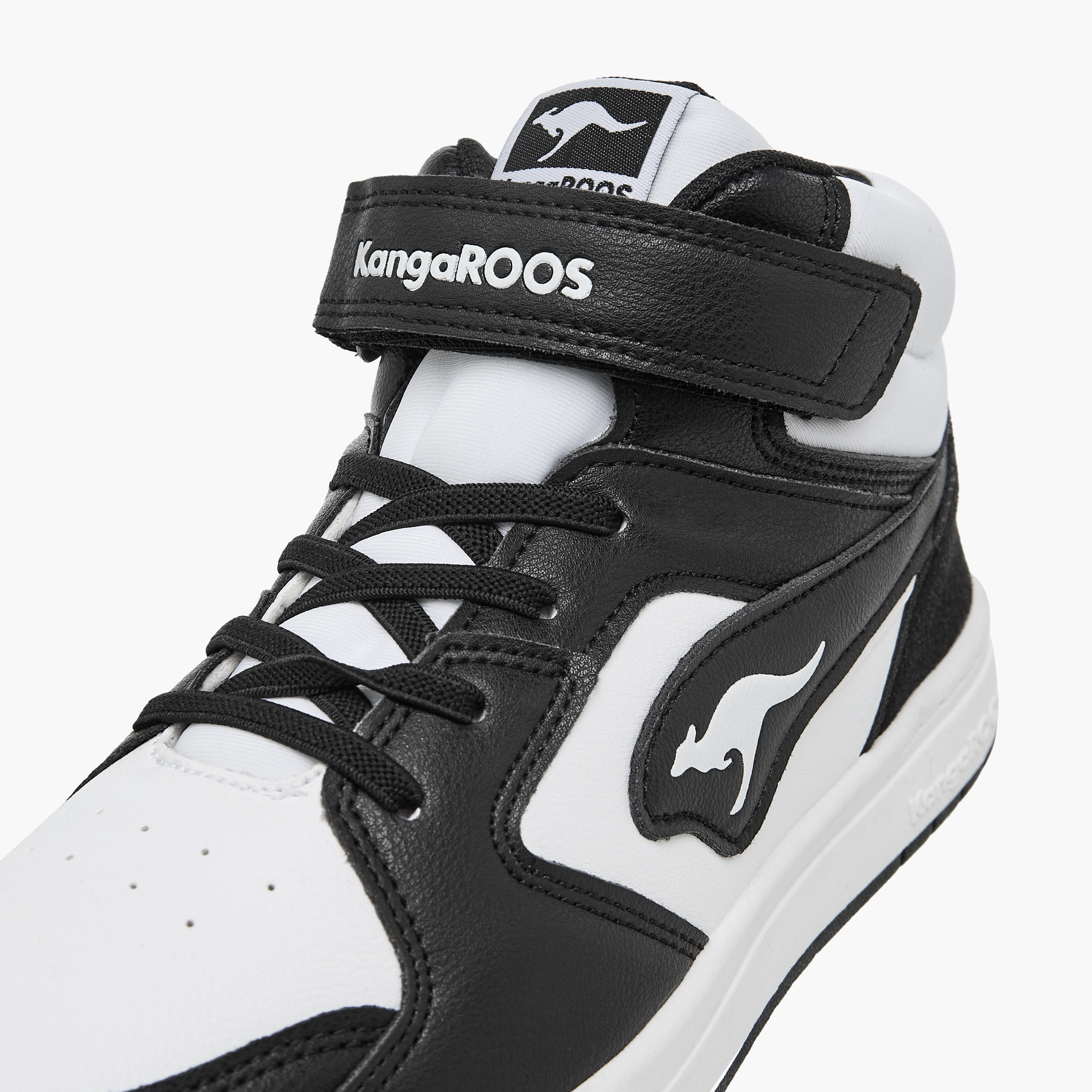KangaROOS Women's Colourblock High Top Sneakers with Hook and Loop Closure-women-shoes-sneakers-image-4