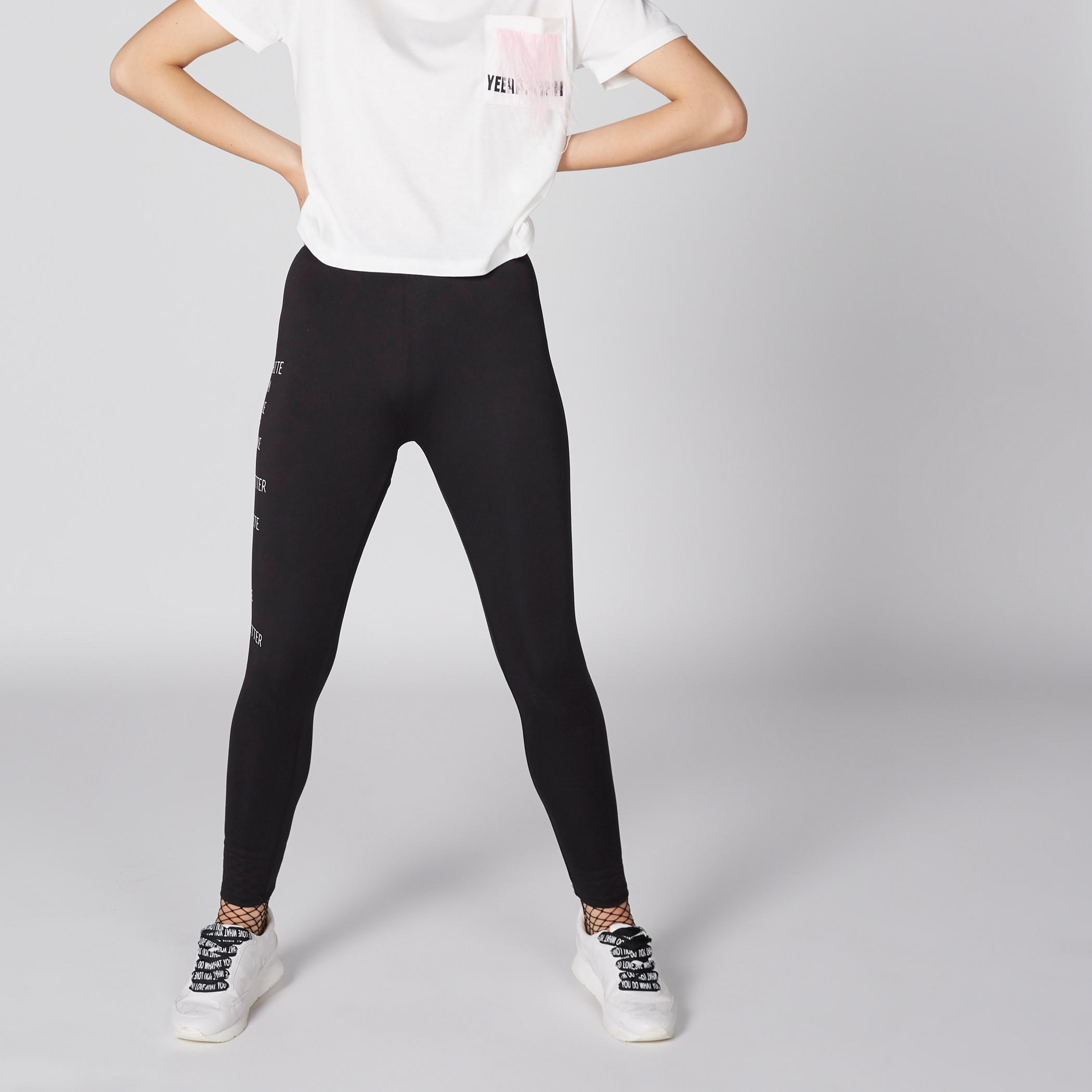 Printed Leggings with Elasticised Waistband-women-clothing-bottoms-leggings-image-2