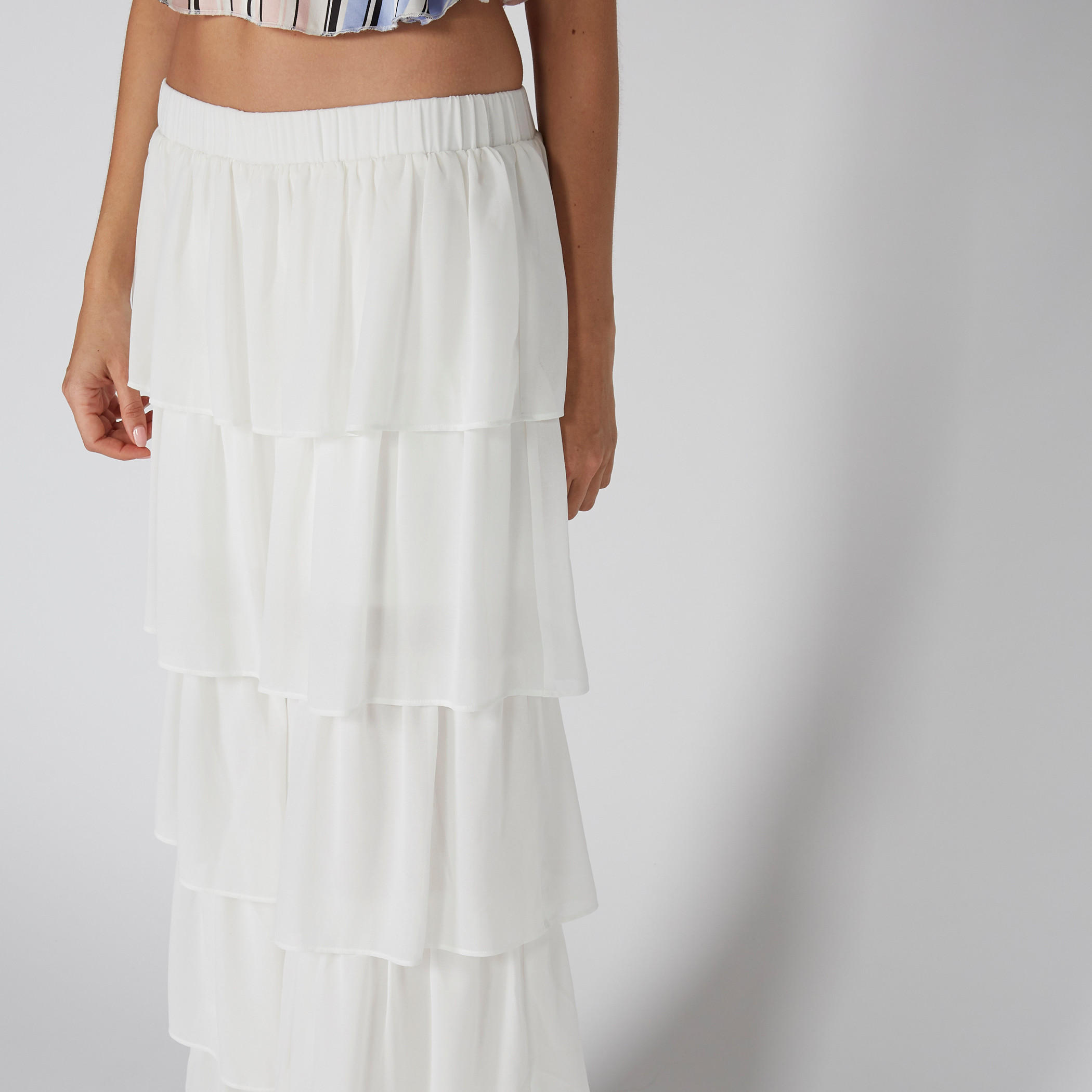 Full Length Tiered Palazzo Pants with Elasticised Waistband-women-clothing-bottoms-trousers-image-3