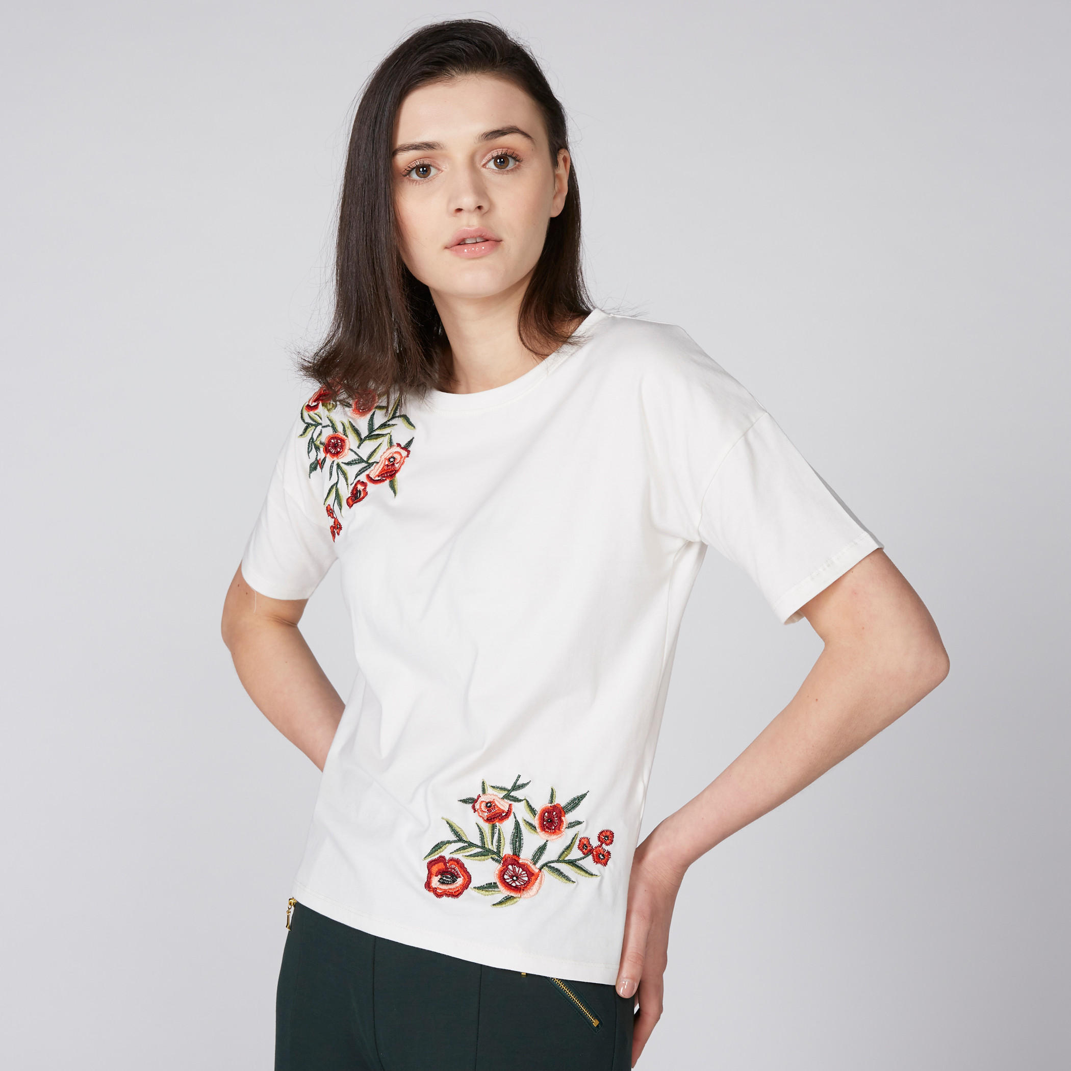 تيشيرت مطرّز بأكمام قصيرة-women-clothing-shirtsandblouses-shirts-image-1