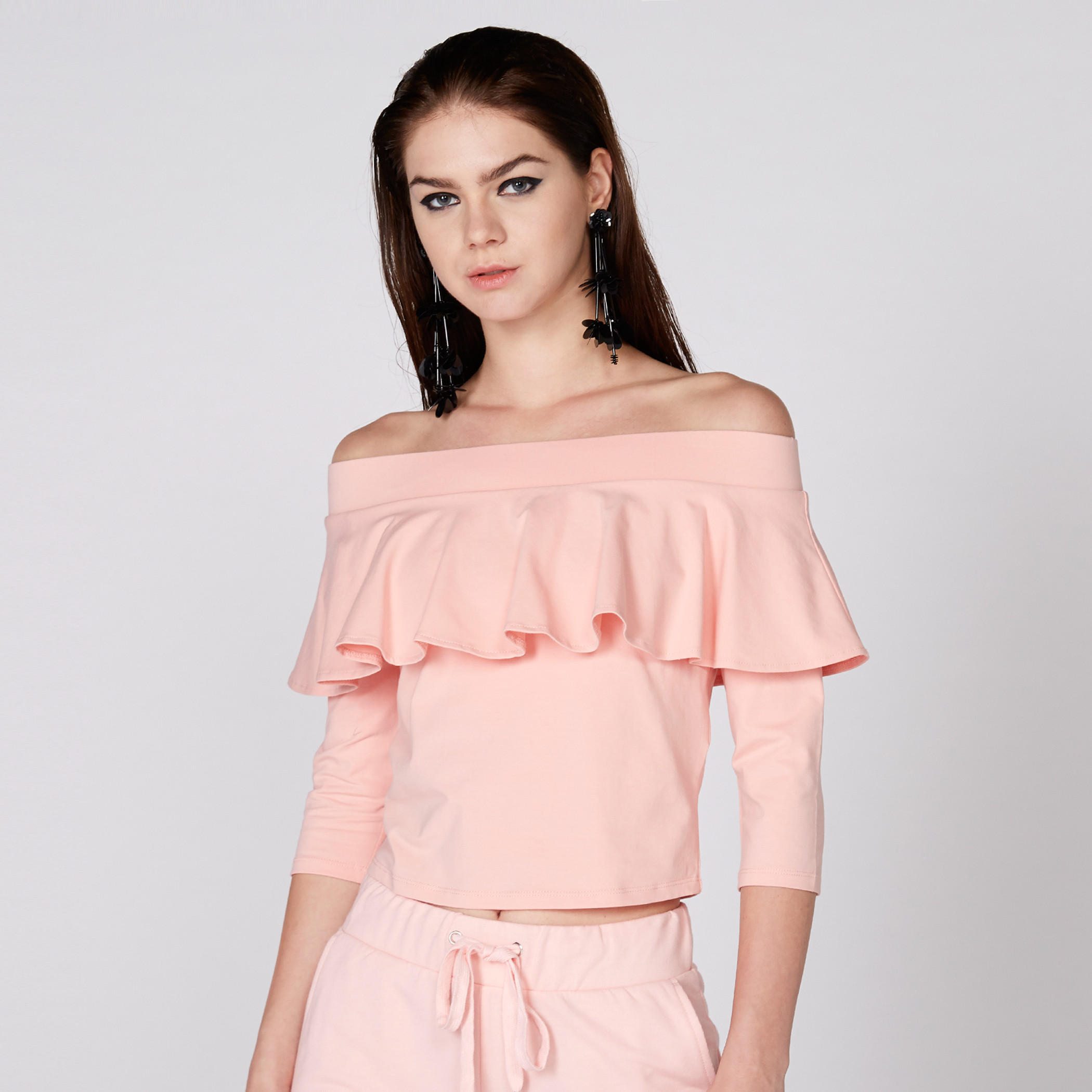 Off Shoulder Top with Frill Detail-women-clothing-shirtsandblouses-blouses-image-5