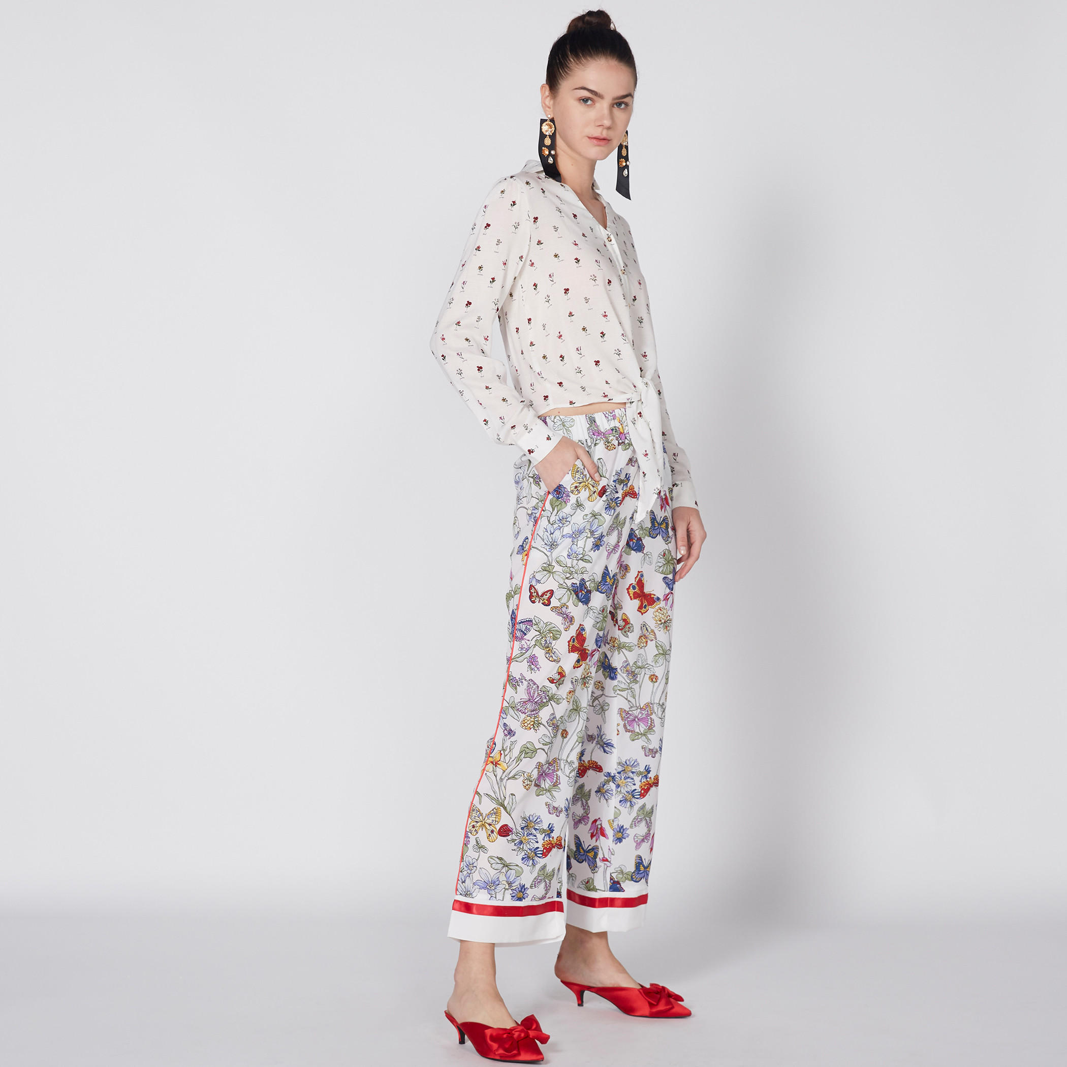 قميص بارز الملمس بأكمام طويلة وطبعات-women-clothing-shirtsandblouses-shirts-image-2