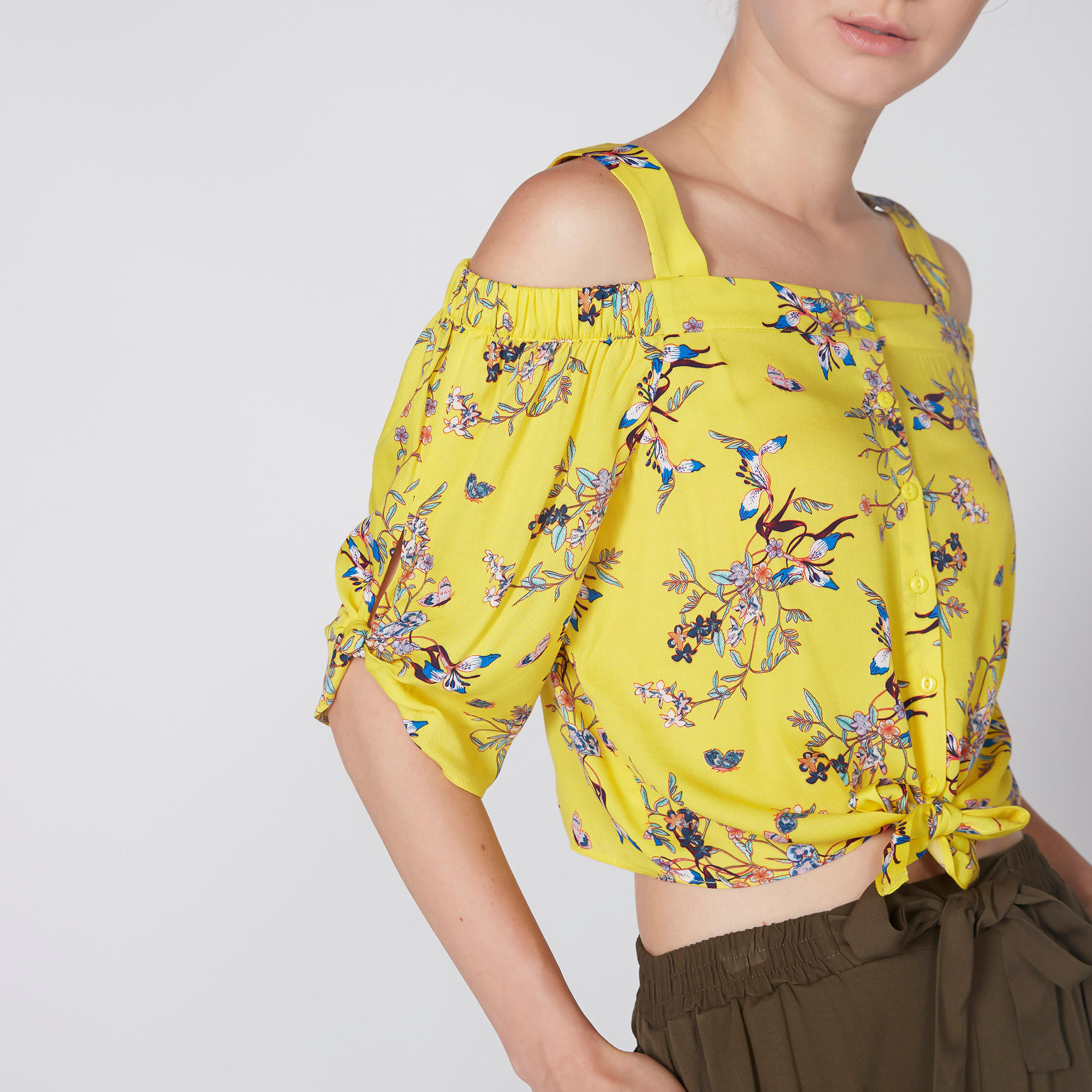 Printed Cold Shoulder Top with Tie-Up Detail-women-clothing-shirtsandblouses-blouses-image-3