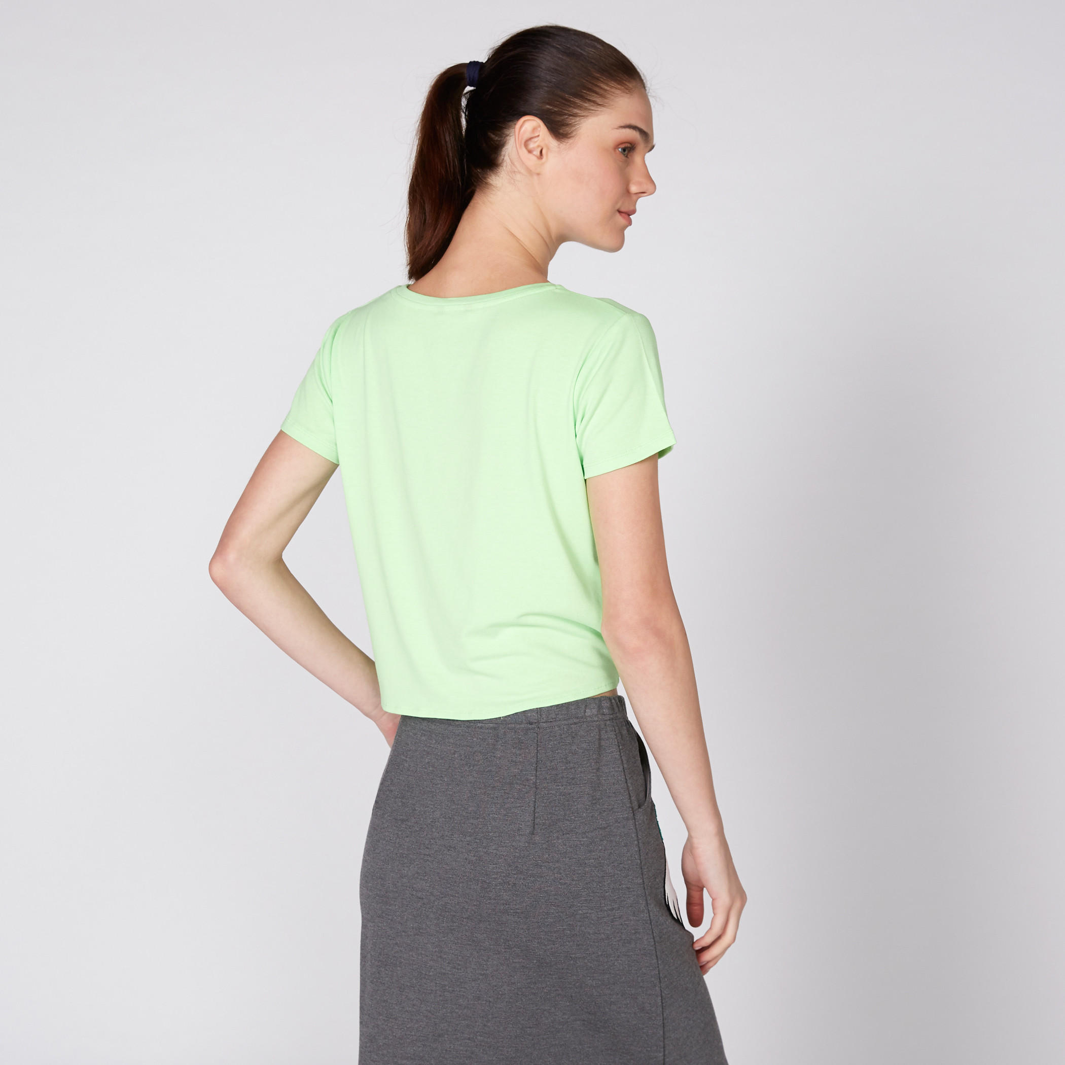 Printed T-Shirt with Round Neck and Short Sleeves-women-clothing-tshirts-image-4