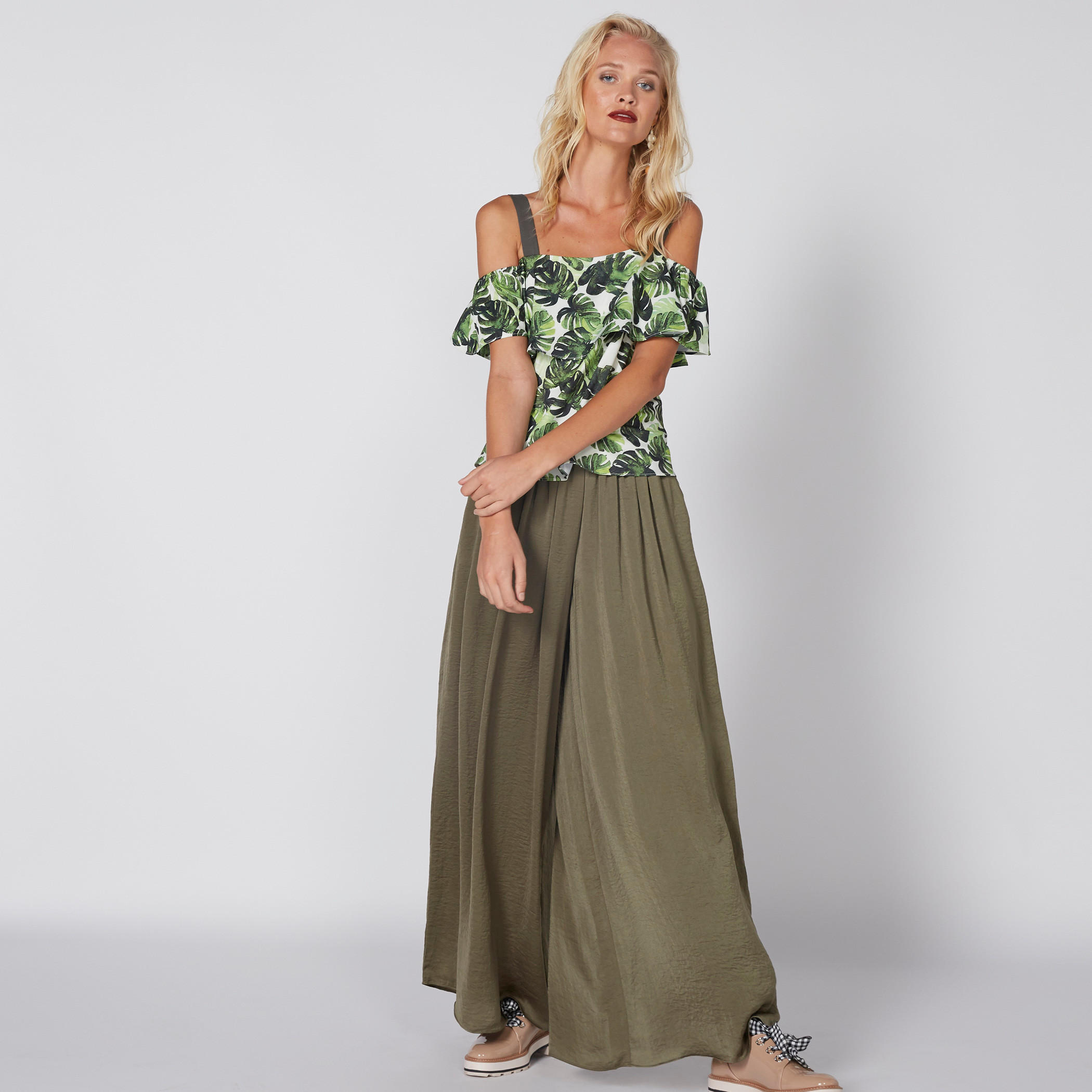 Full Length Palazzos with Elasticised Waistband and Pocket Detail-women-clothing-bottoms-trousers-image-1