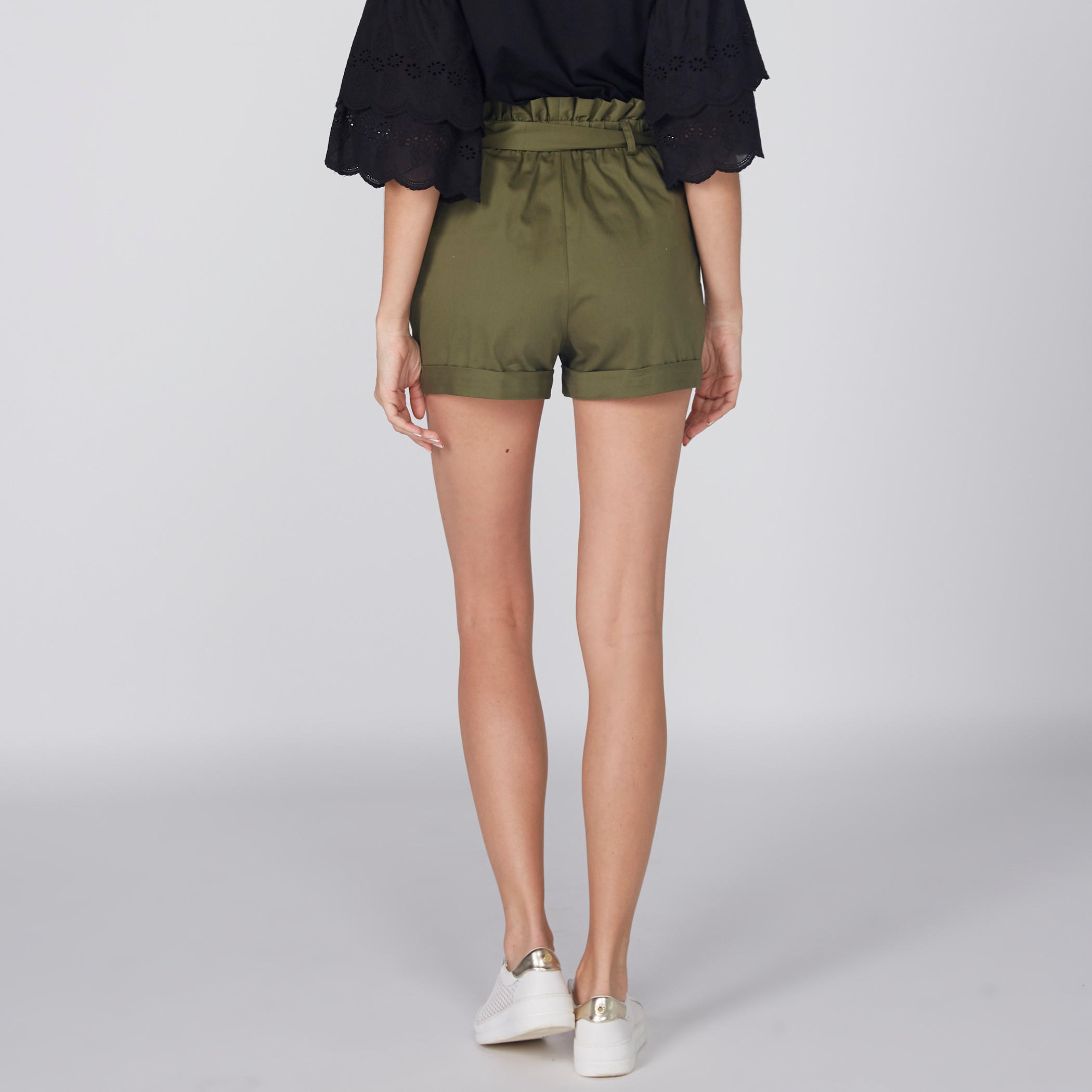 Paperbag Waist Shorts with Pocket Detail-women-clothing-bottoms-shorts-image-5