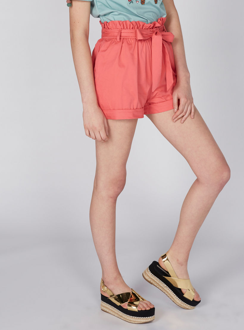 Pocket Detail Shorts with Tie-Up Belt-women-clothing-bottoms-shorts-image-4