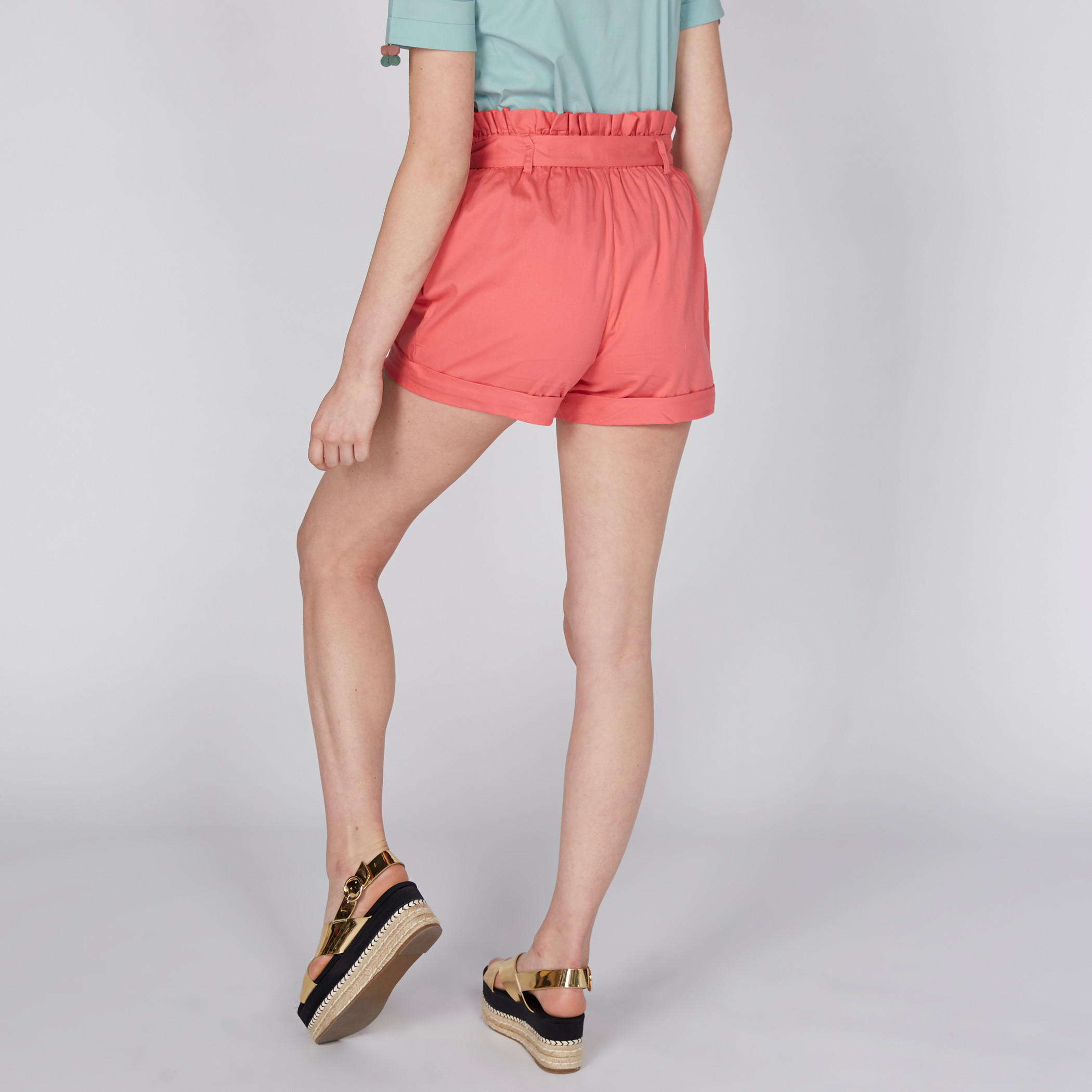 Pocket Detail Shorts with Tie-Up Belt-women-clothing-bottoms-shorts-image-5