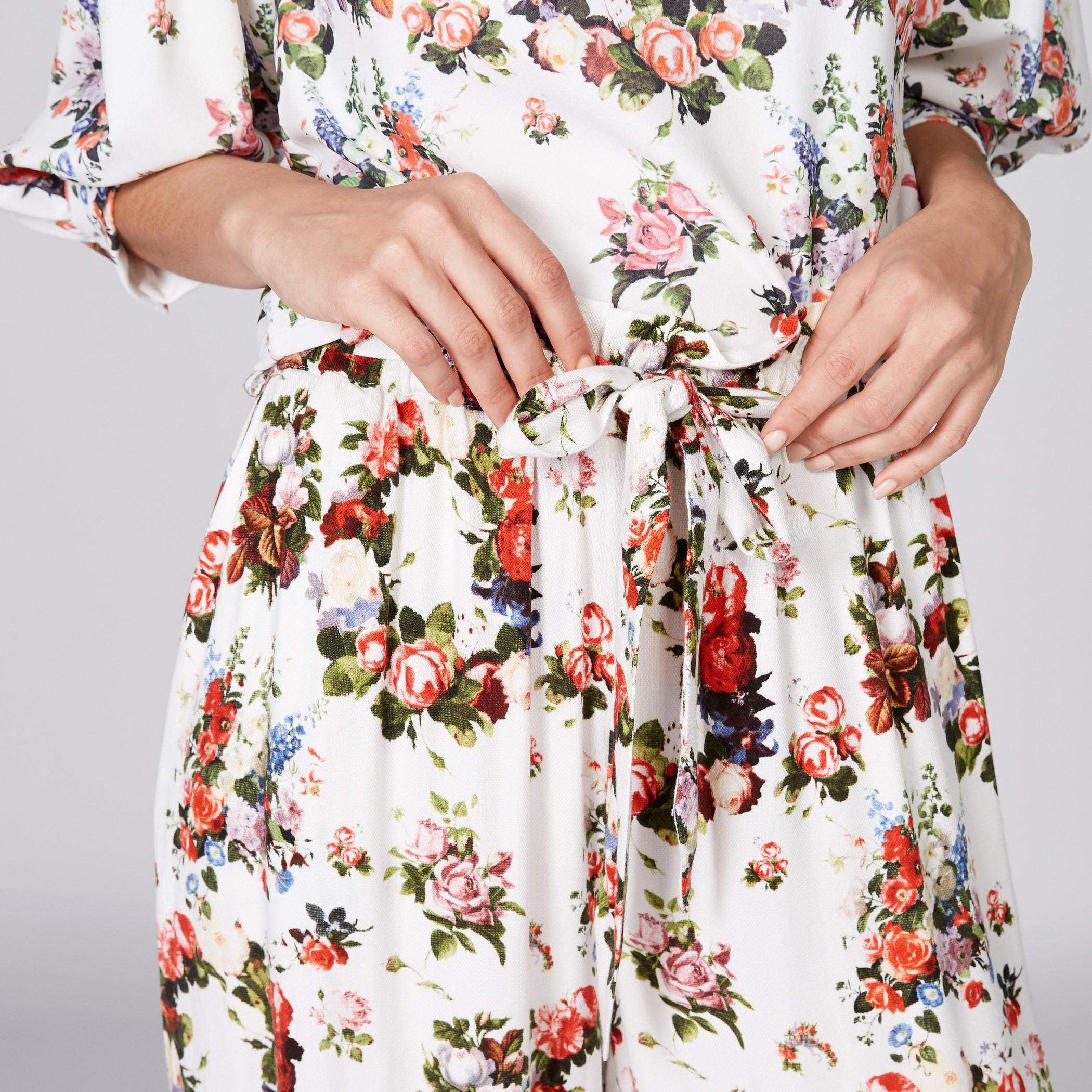 Printed Culottes with Tie Up Closure-women-clothing-bottoms-trousers-image-3