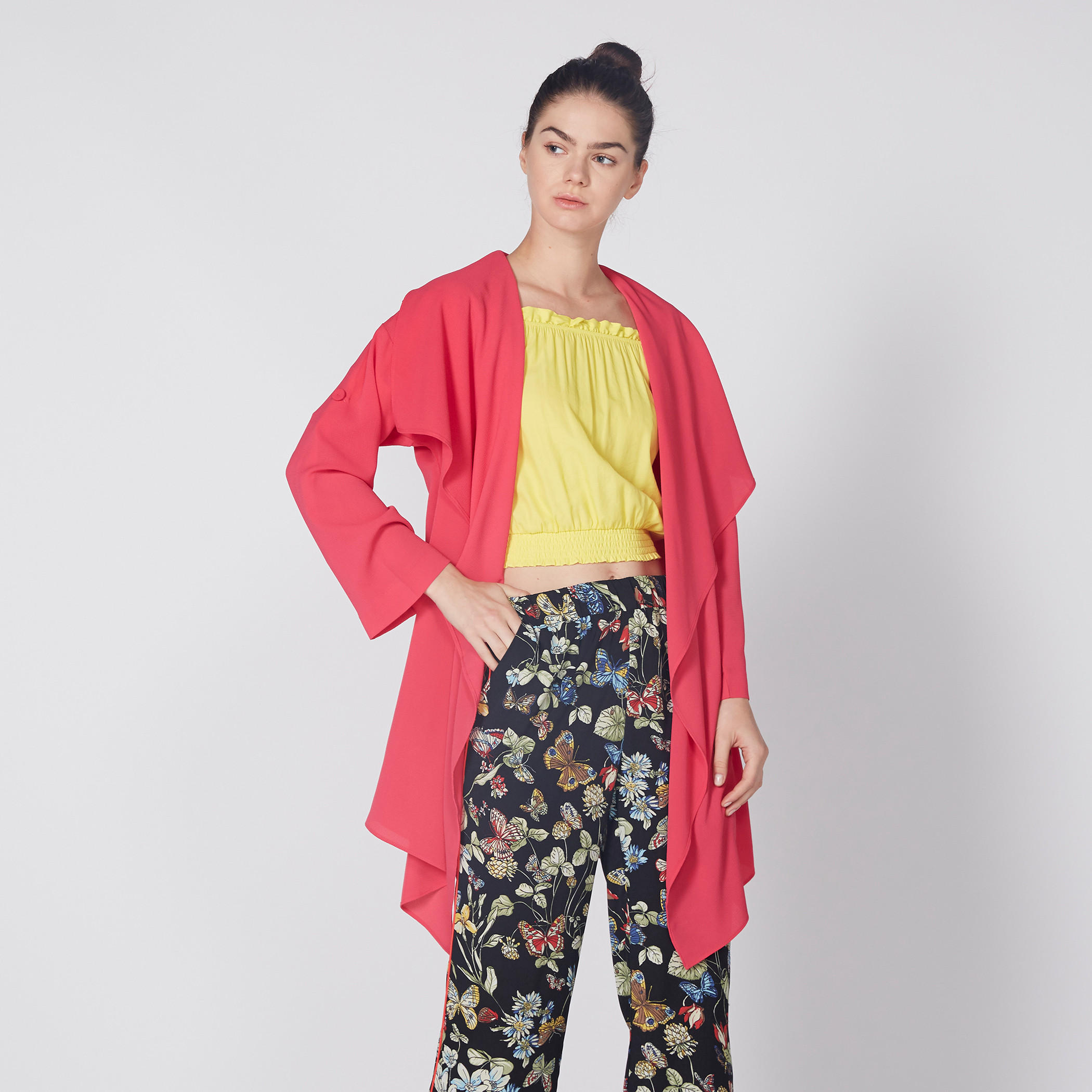 جاكيت بأكمام طويلة مفتوح من الأمام-women-winterwear-cardigansandjumpers-cardigans-image-1