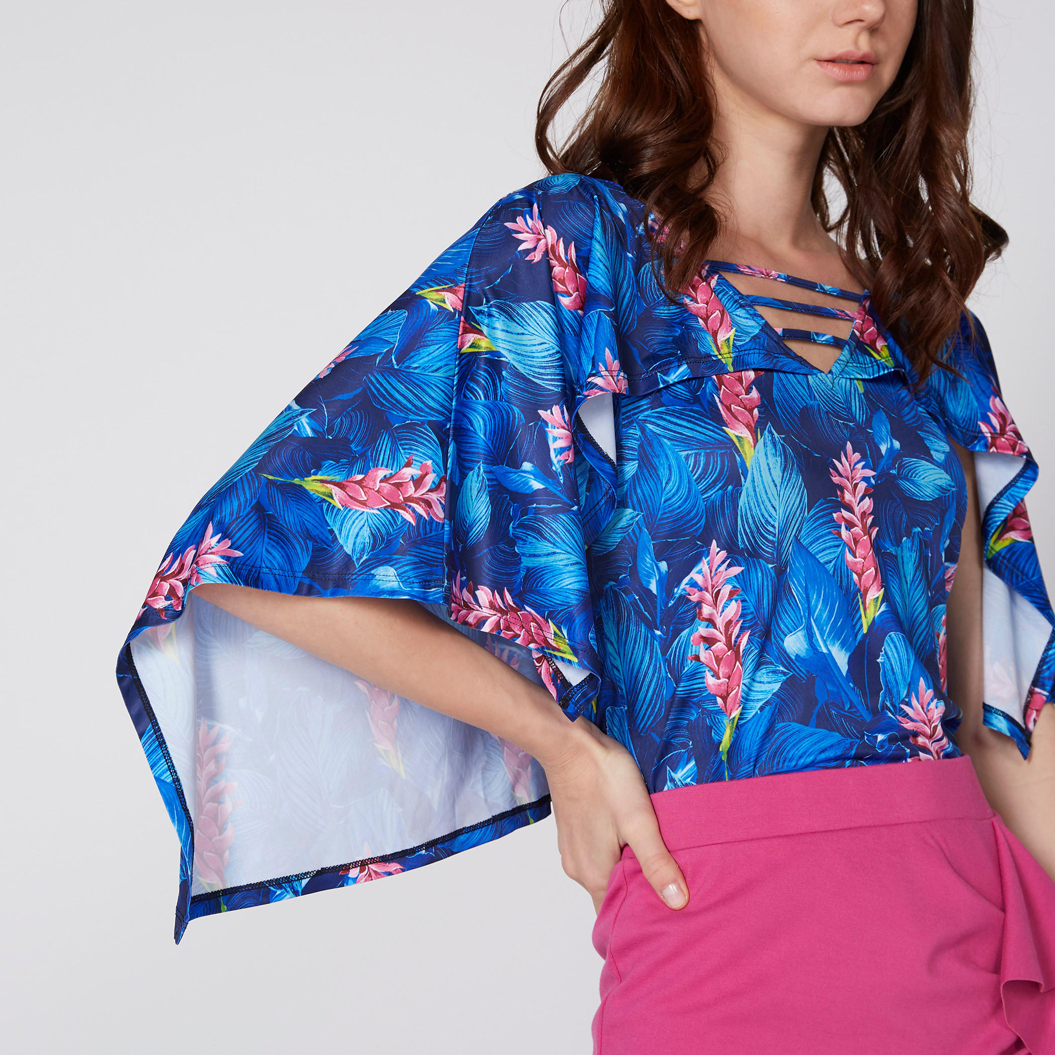 بلوزة بأكمام 3/4 وطبعات-women-clothing-shirtsandblouses-blouses-image-1