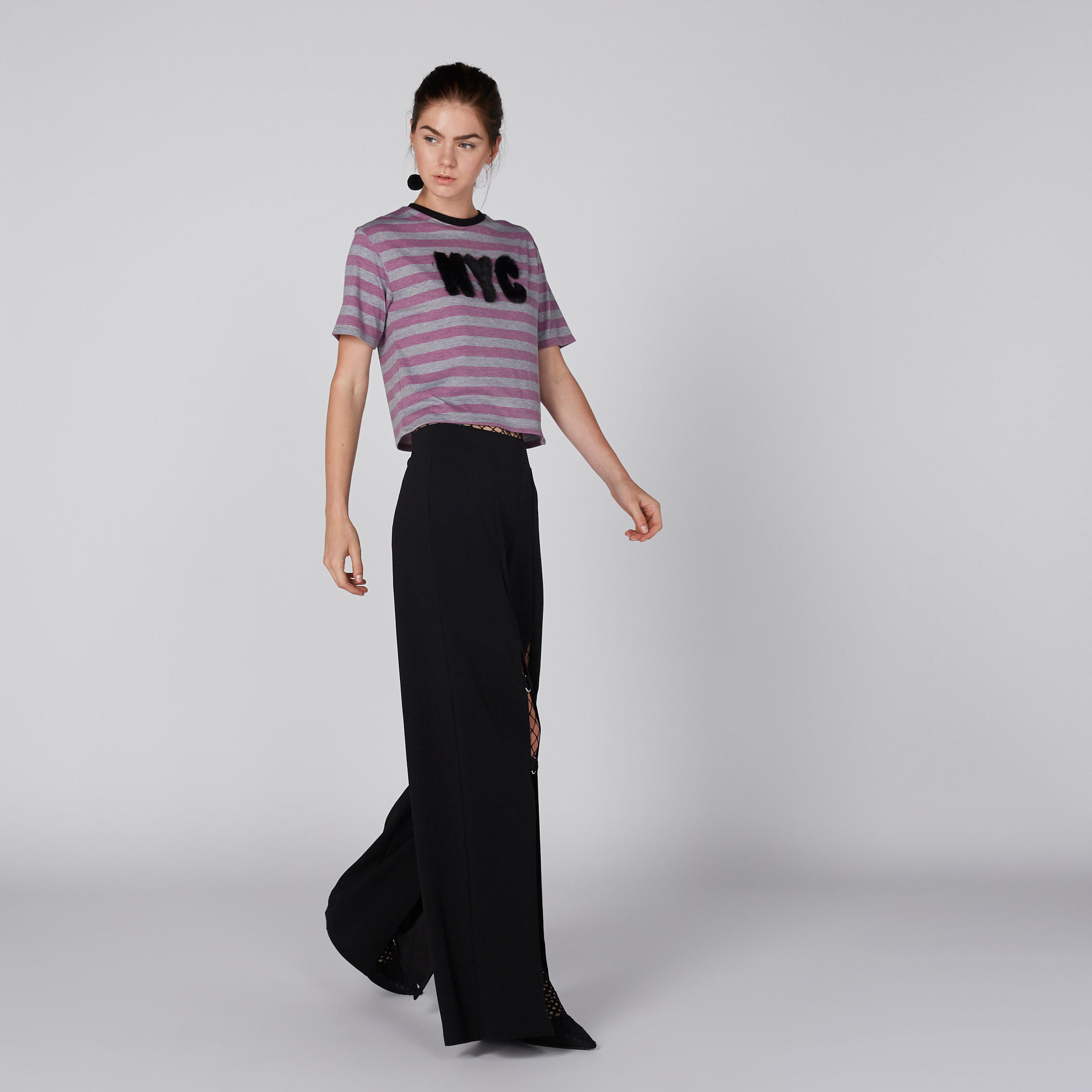 بنطال بالازو طويل بفتحة وحلقات-women-clothing-bottoms-trousers-image-2