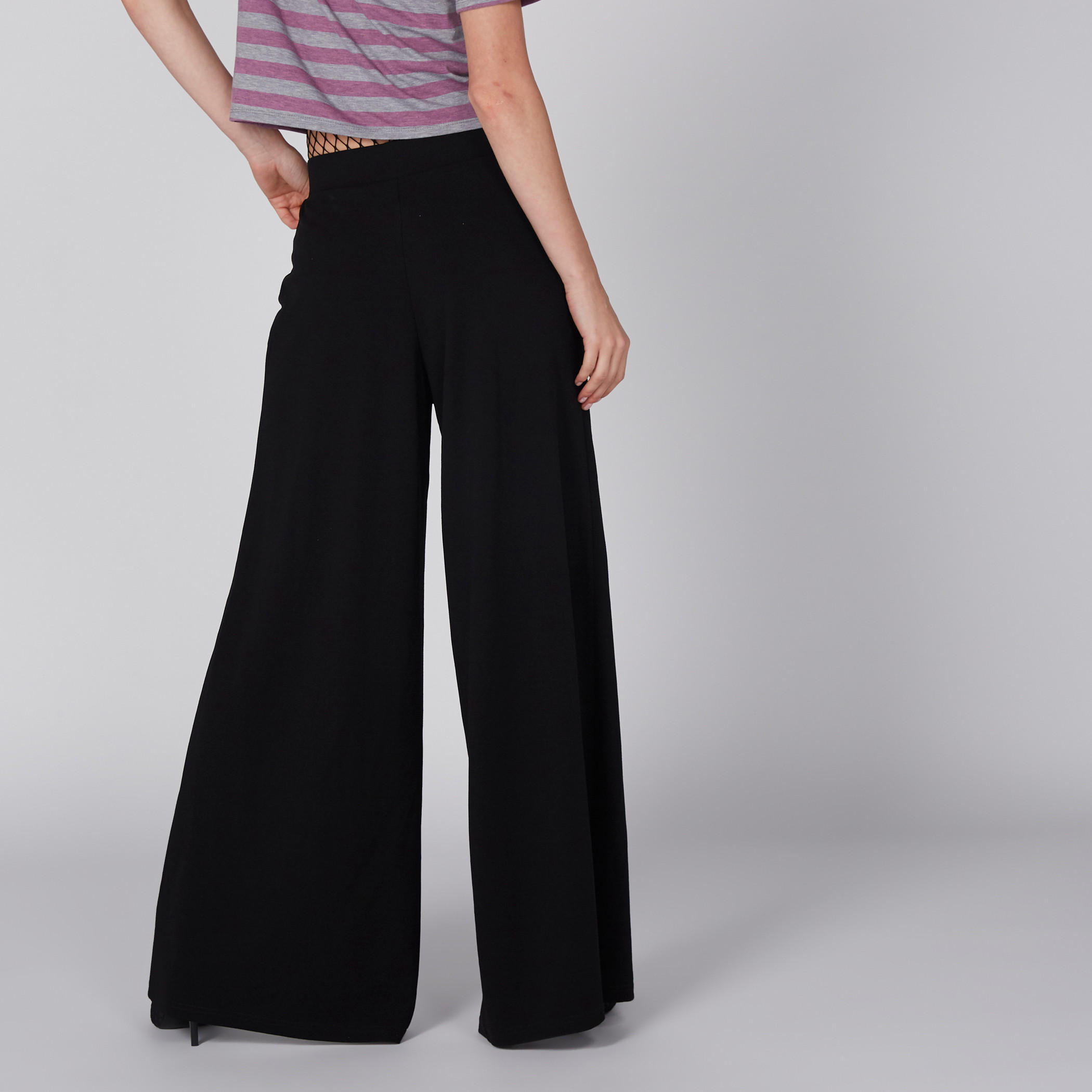 بنطال بالازو طويل بفتحة وحلقات-women-clothing-bottoms-trousers-image-4