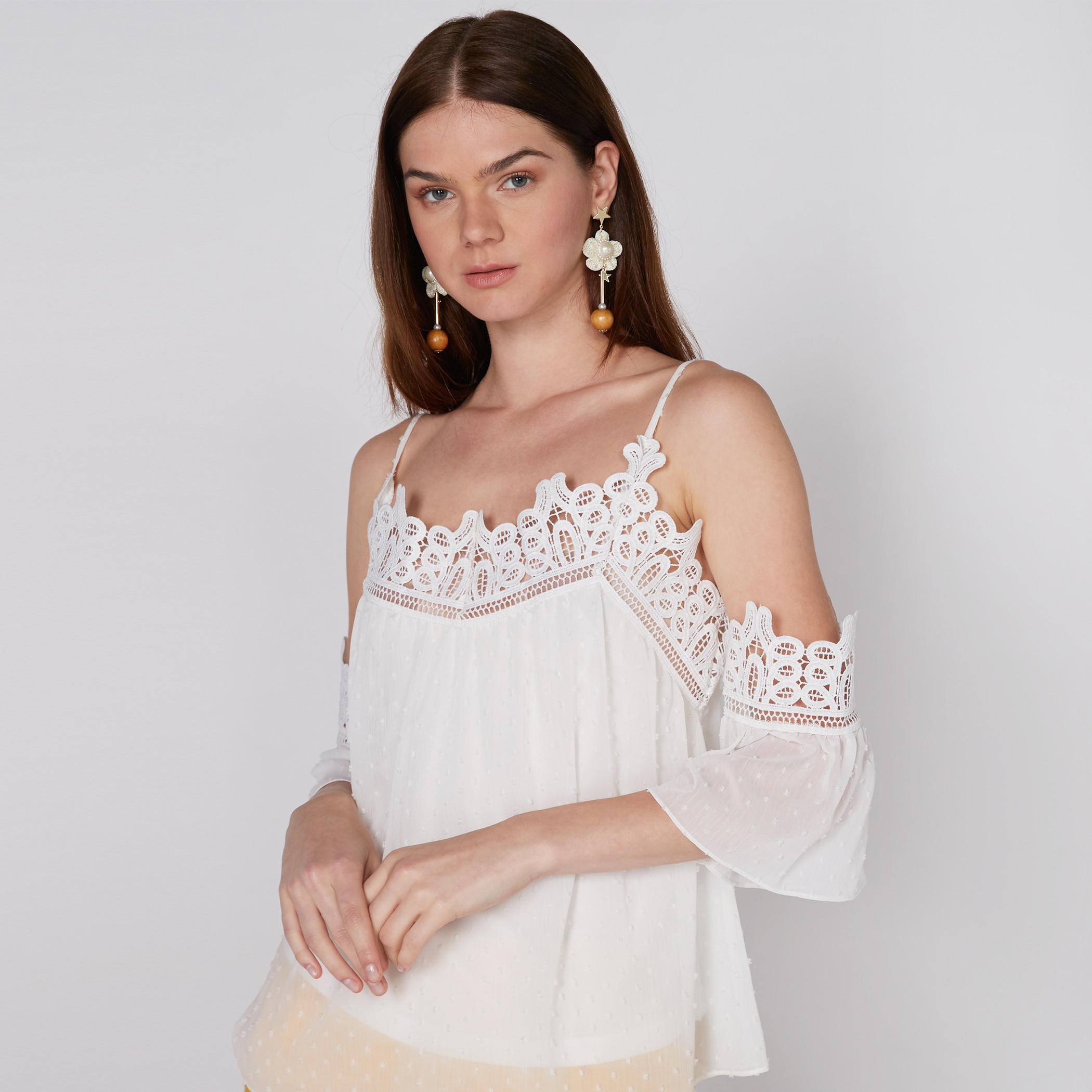 Top with Bell Sleeves and Lace Detail-women-clothing-shirtsandblouses-blouses-image-1