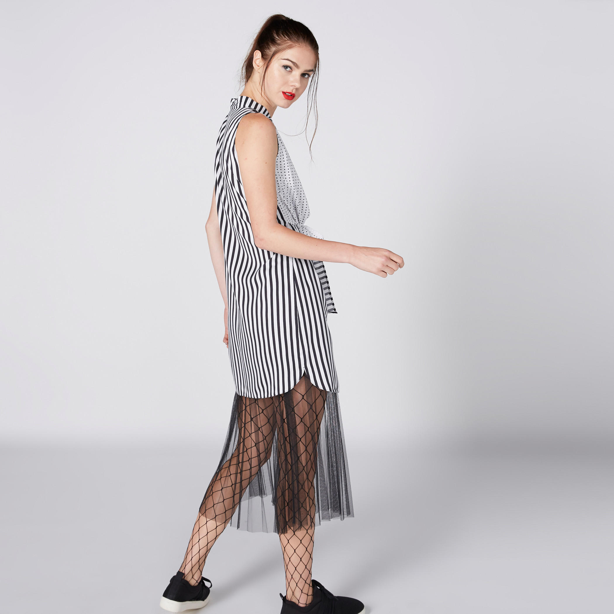 فستان قميص دون أكمام برباط وطبعات-women-clothing-dresses-image-3