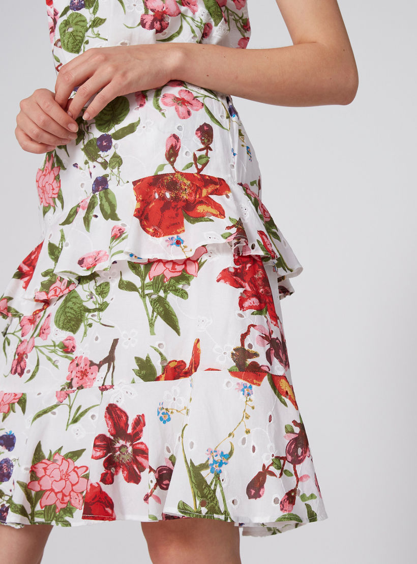 تنورة ميدي آيه لاين بطبعات زهرية وخصر مطاطي-women-clothing-bottoms-skirts-image-4