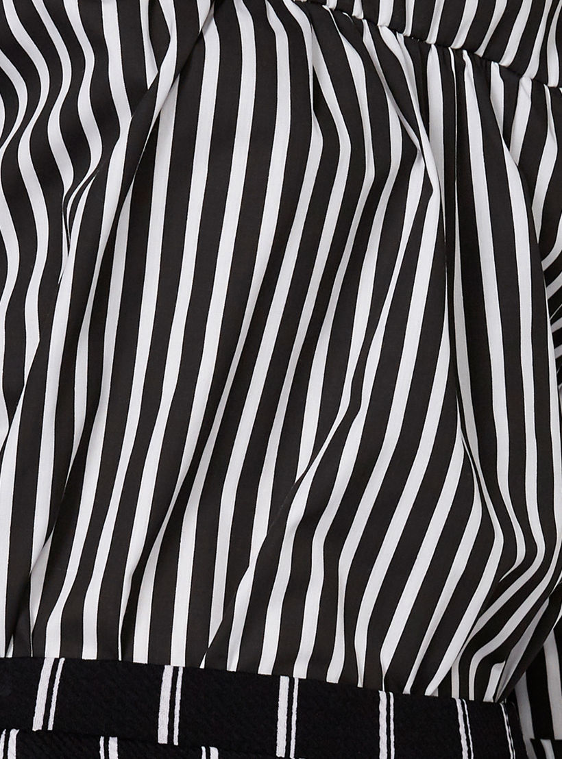 بنطال واسع الساقين مقلّم بخصر مطّاطي وجيوب-women-clothing-bottoms-trousers-image-3