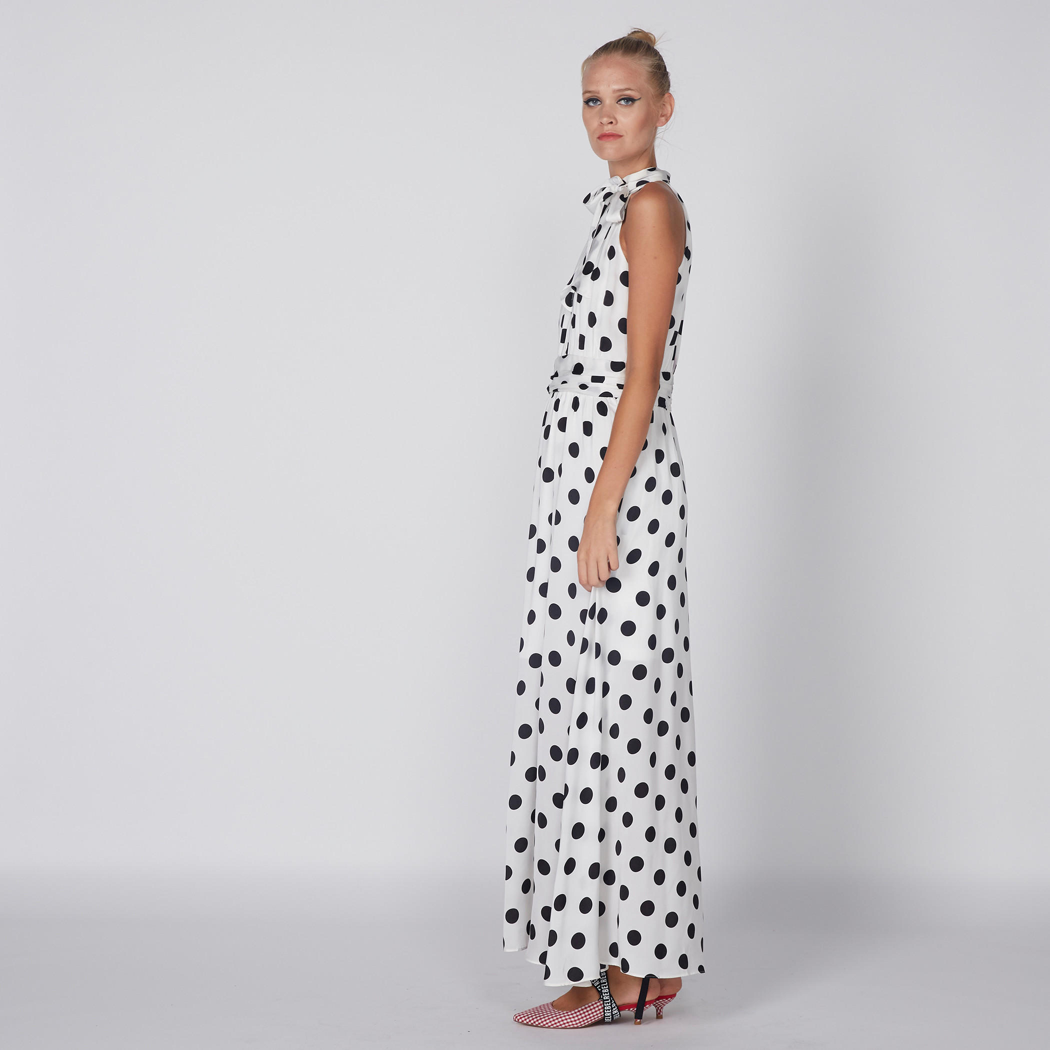 فستان ماكسي بطبعات منقطة وأربطة-women-clothing-dresses-image-3