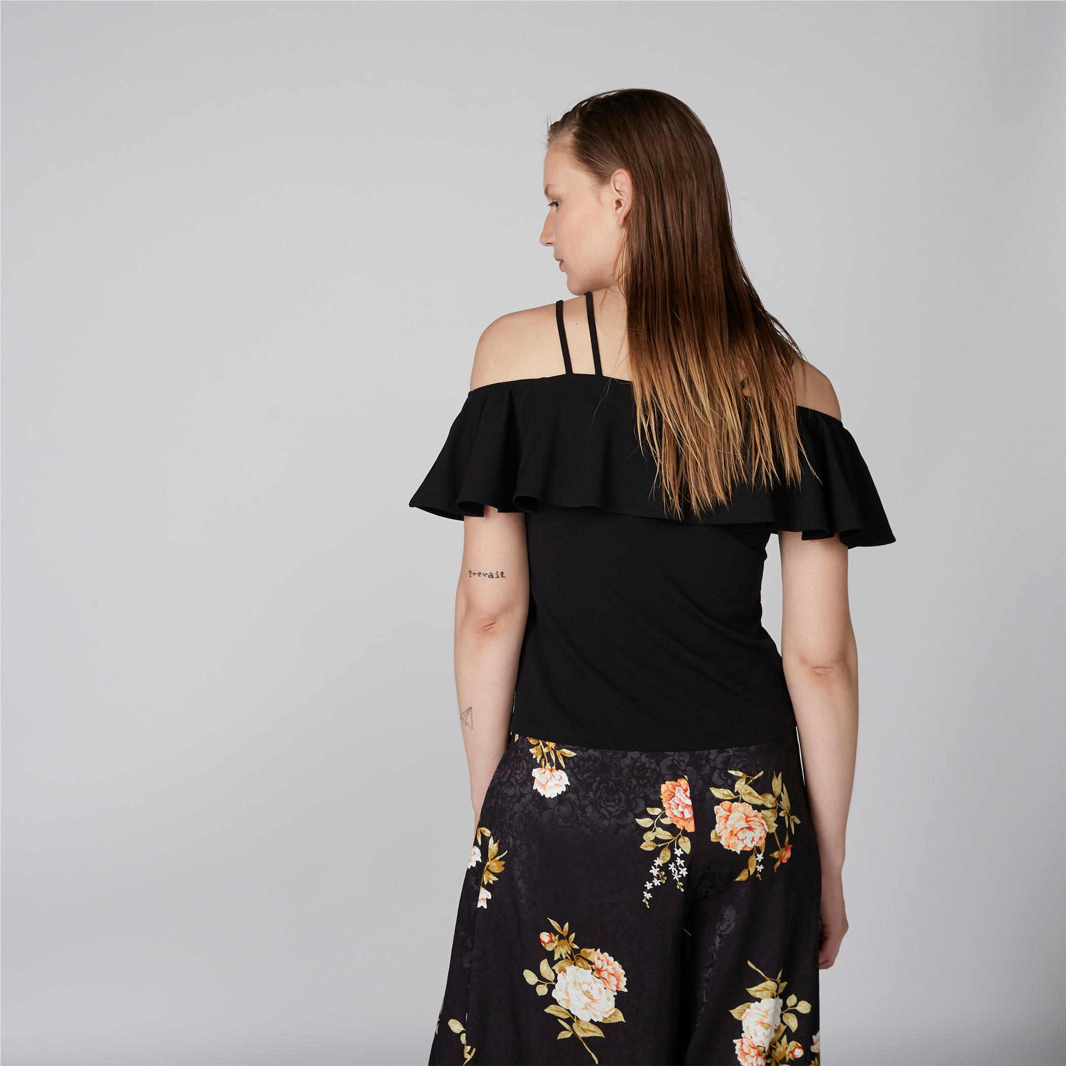 Cold Shoulder Top with Ruffle Detail-women-clothing-shirtsandblouses-blouses-image-4