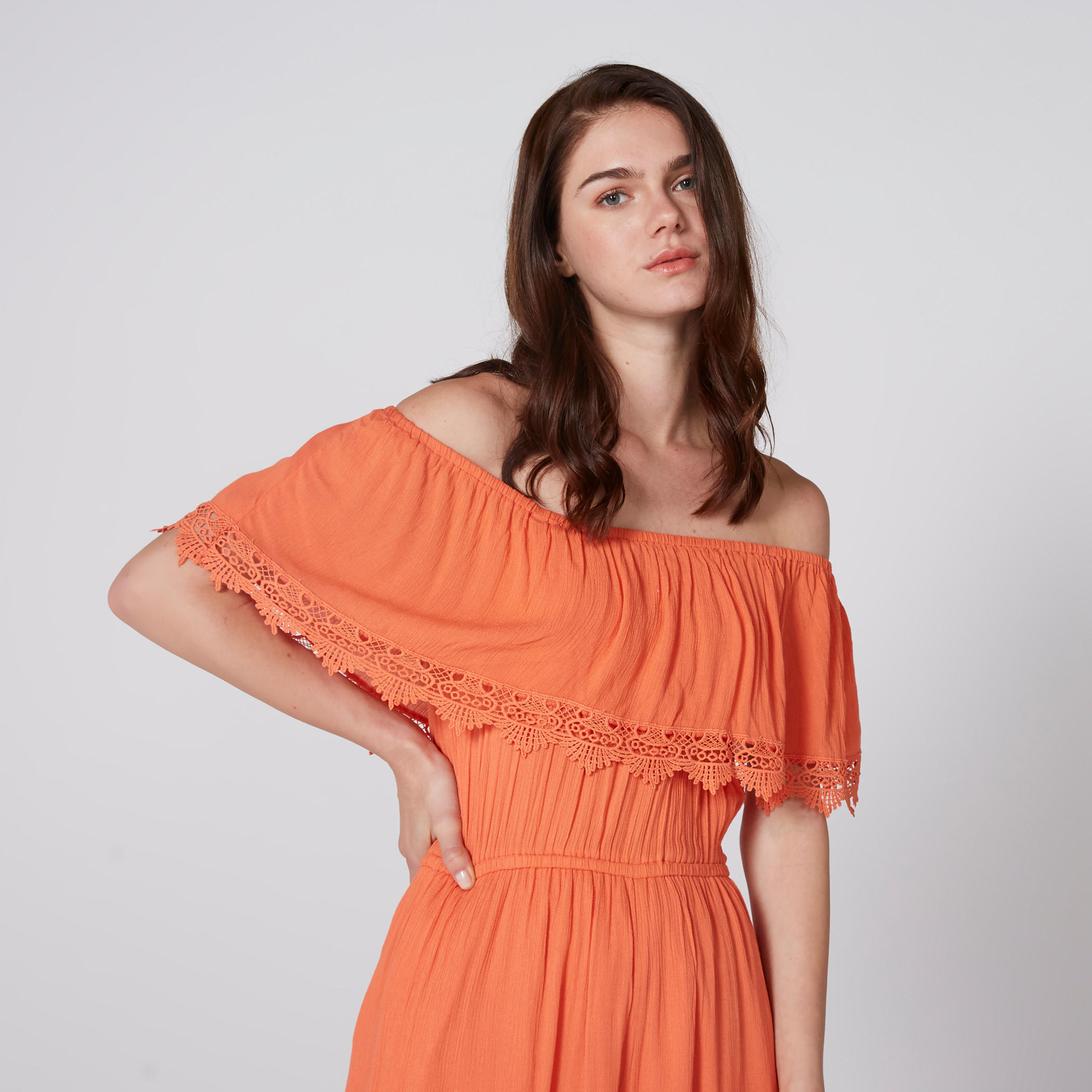 أفرول مكشوف الأكتاف بتفاصيل دانتيل-women-clothing-jumpsuits-image-4