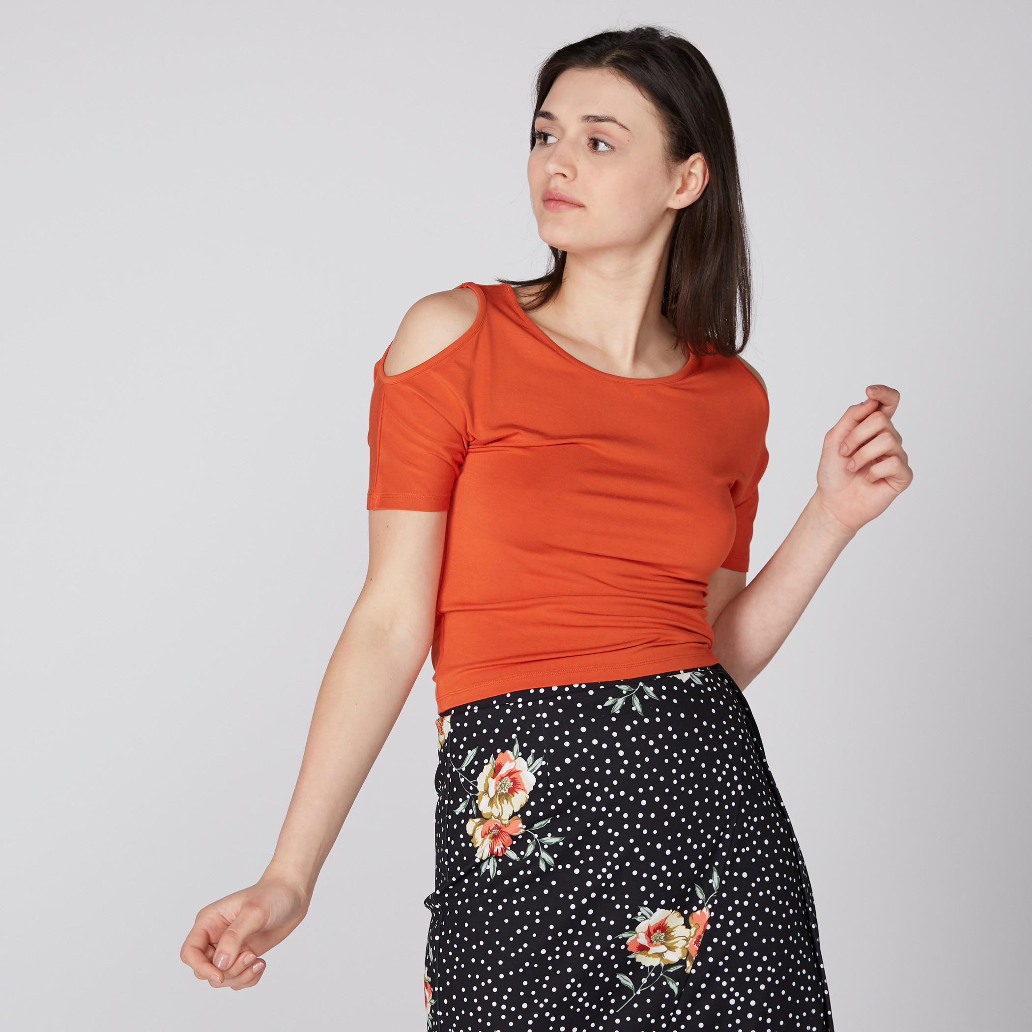 بلوزة قصيرة مكشوفة الأكتاف بأكمام قصيرة-women-clothing-shirtsandblouses-blouses-image-4