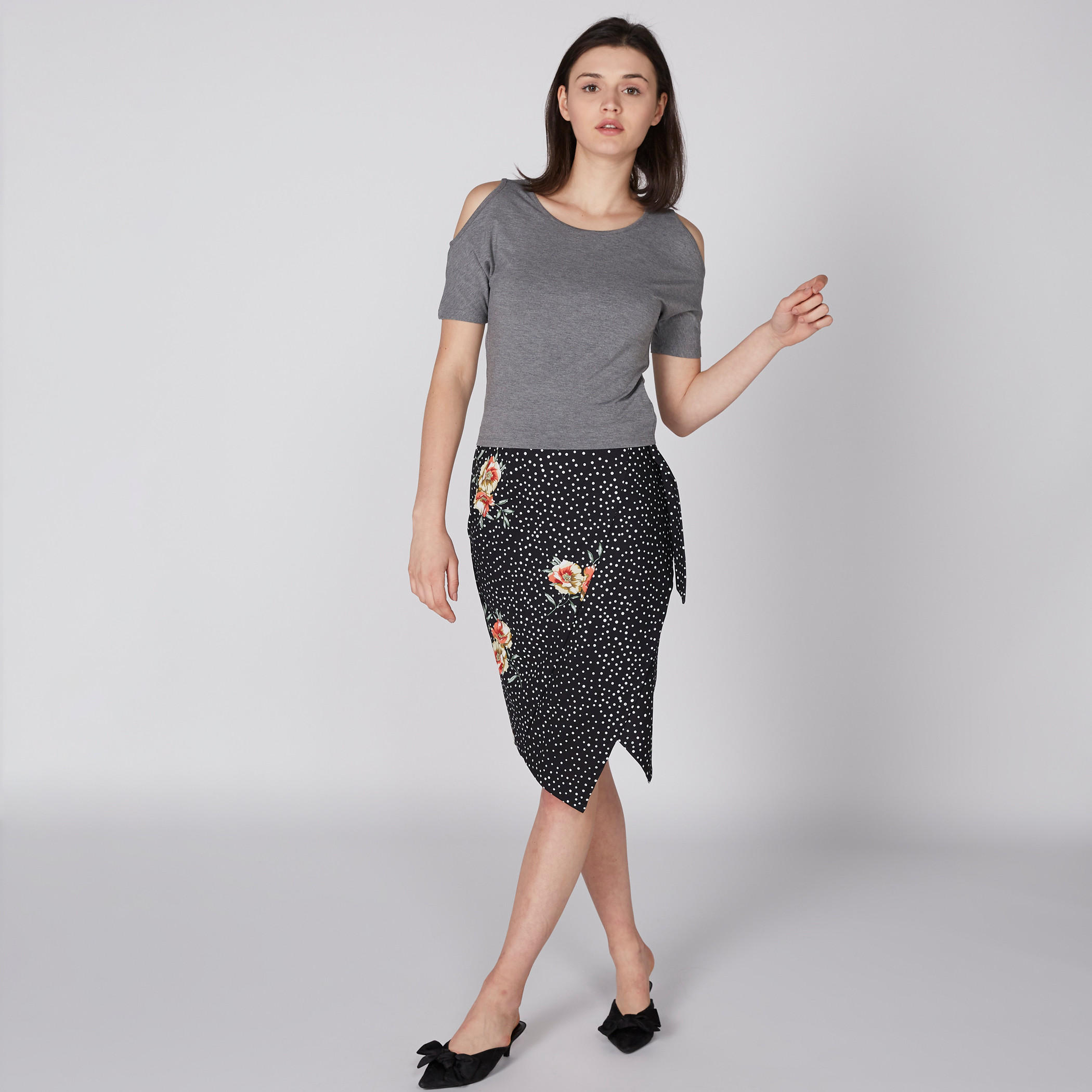 Cold Shoulder Top with Short Sleeves-women-clothing-shirtsandblouses-blouses-image-4