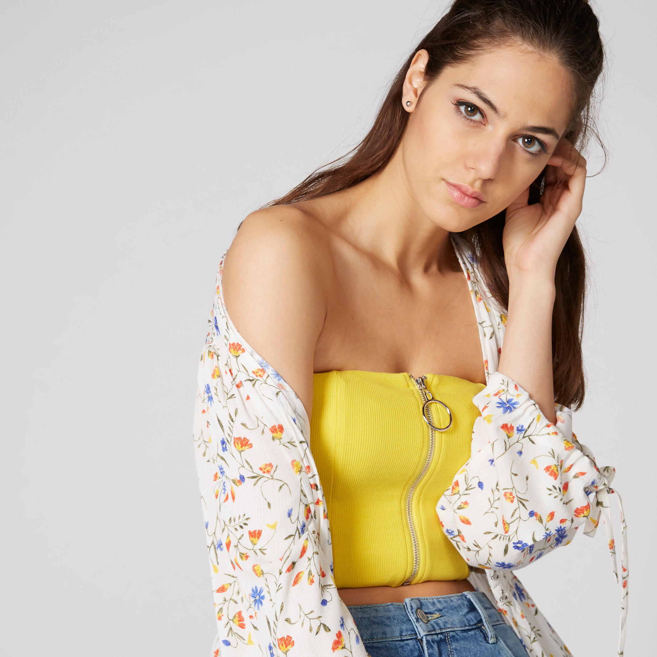 بلوزة قصيرة مضلعة بسحاب-women-clothing-shirtsandblouses-blouses-image-4