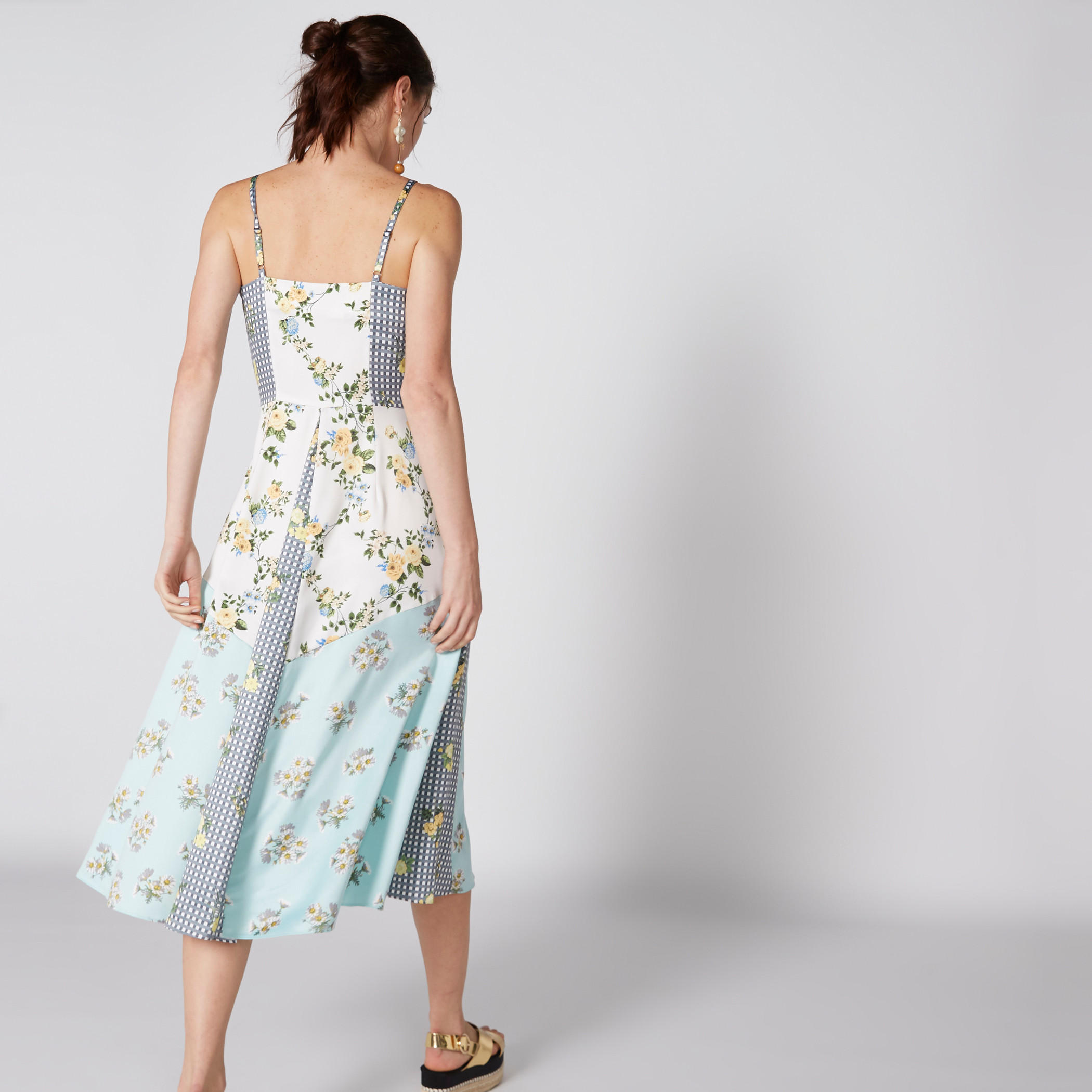فستان متوسط الطول بنقوش وحمّالات رفيعة-women-clothing-dresses-image-2