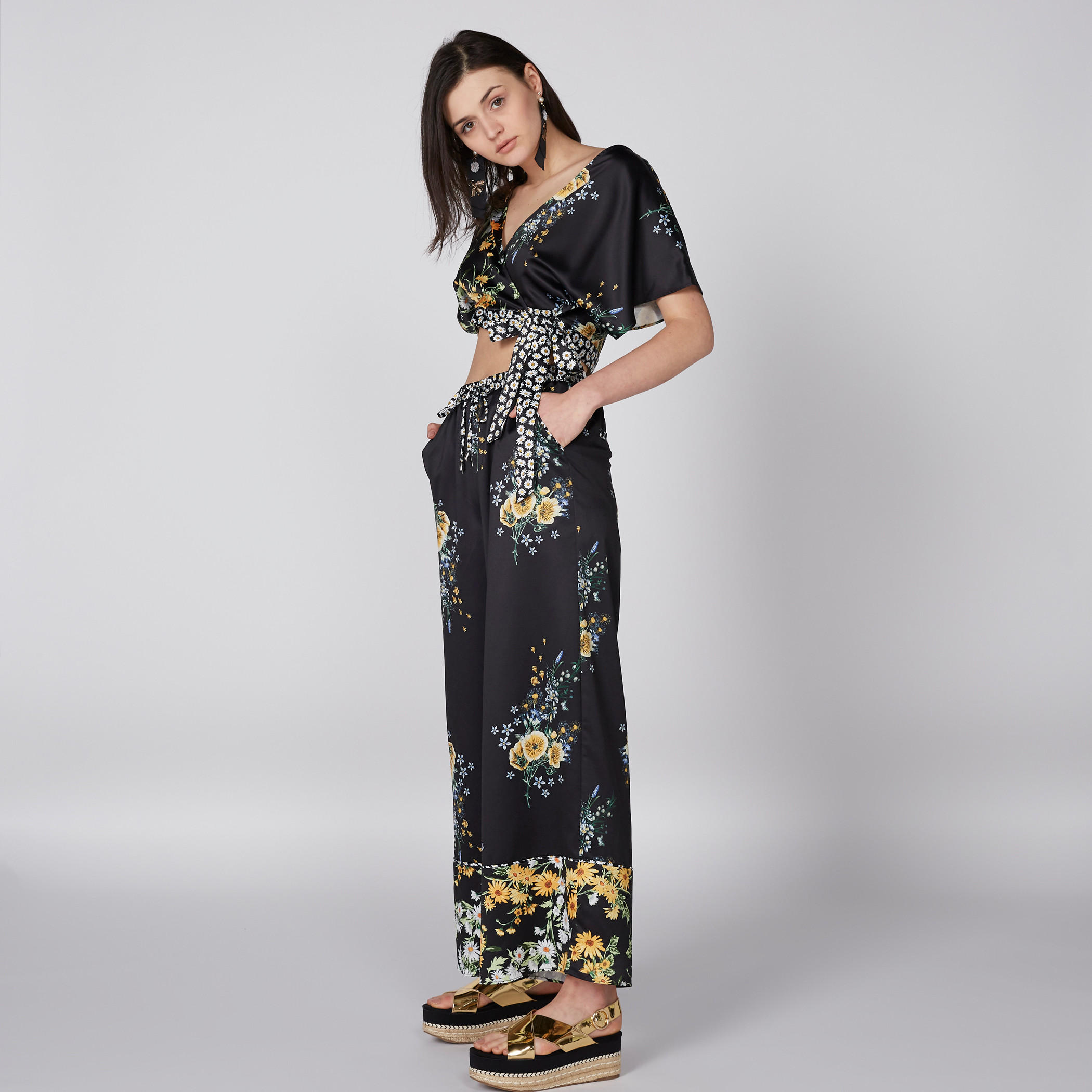 Printed Crop Top with Short Sleeves-women-clothing-shirtsandblouses-blouses-image-1