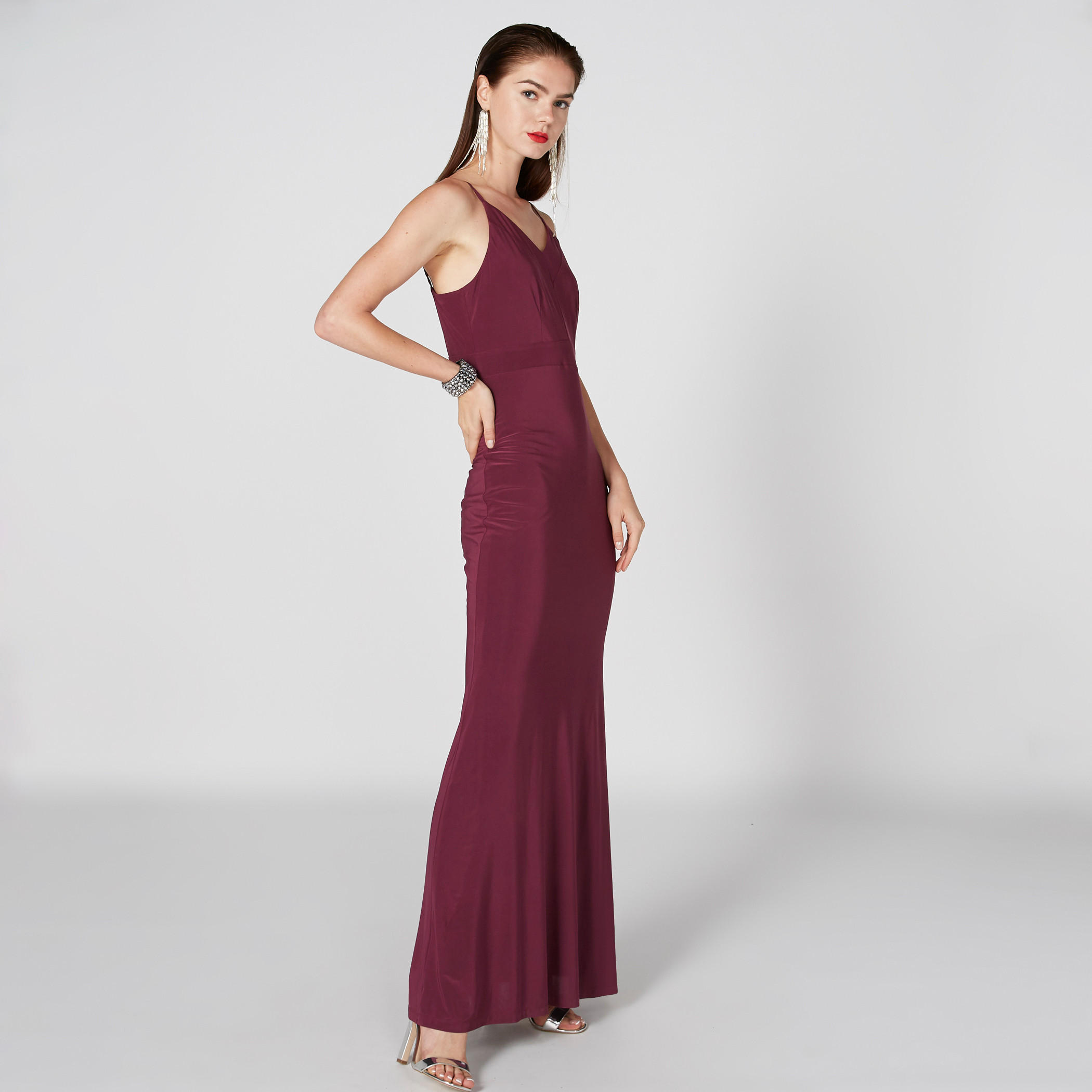 Sleeveless Maxi Dress with Spaghetti Straps-women-clothing-dresses-image-4