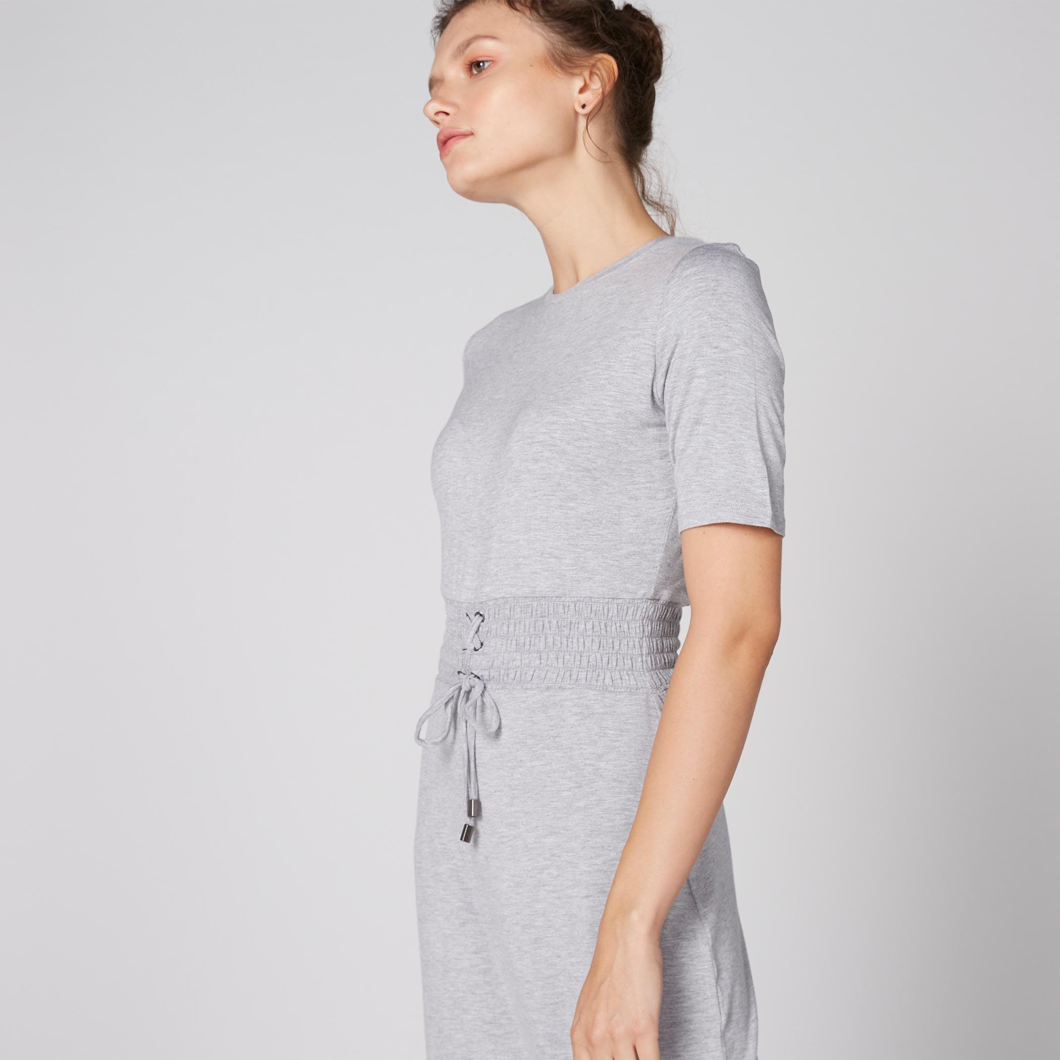 فستان ماكسي بياقة مستديرة وفتحة جانبية-women-clothing-dresses-image-4