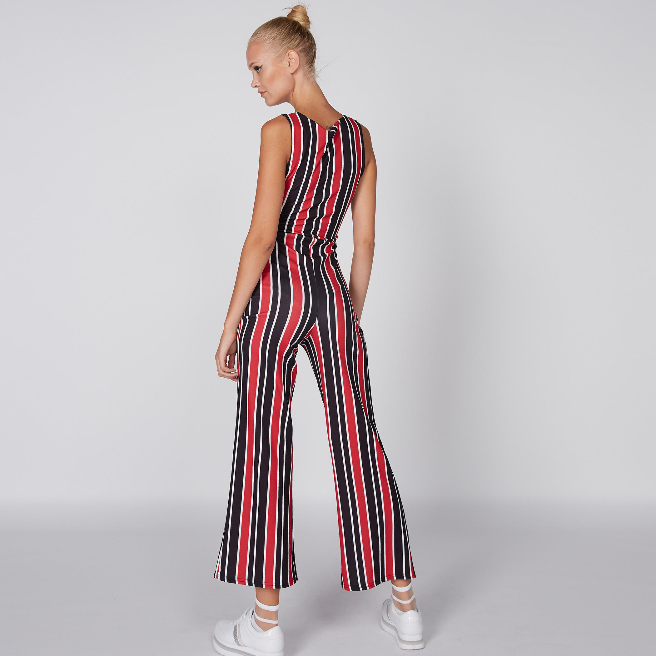 Striped Sleeveless Bustier Jumpsuit with Tie-Up Detail-women-clothing-jumpsuits-image-4