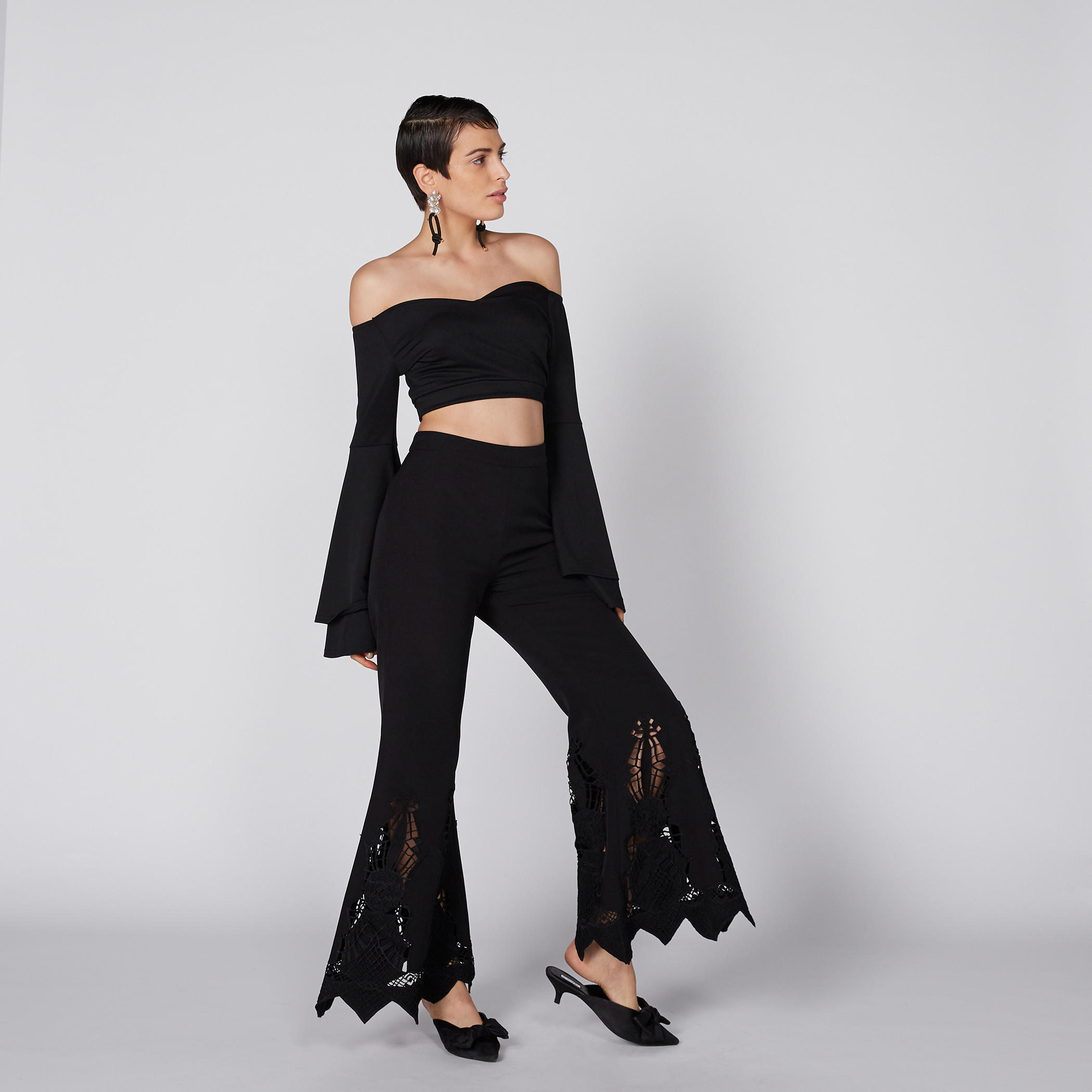 Bandeau Top with Flared Sleeves-women-clothing-shirtsandblouses-blouses-image-4