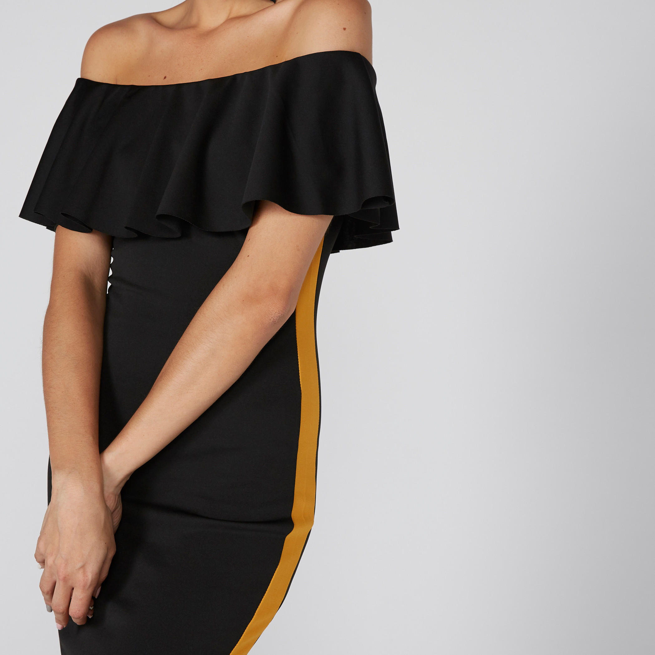 فستان متوسط الطول ومكشوف الأكتاف-women-clothing-dresses-image-2