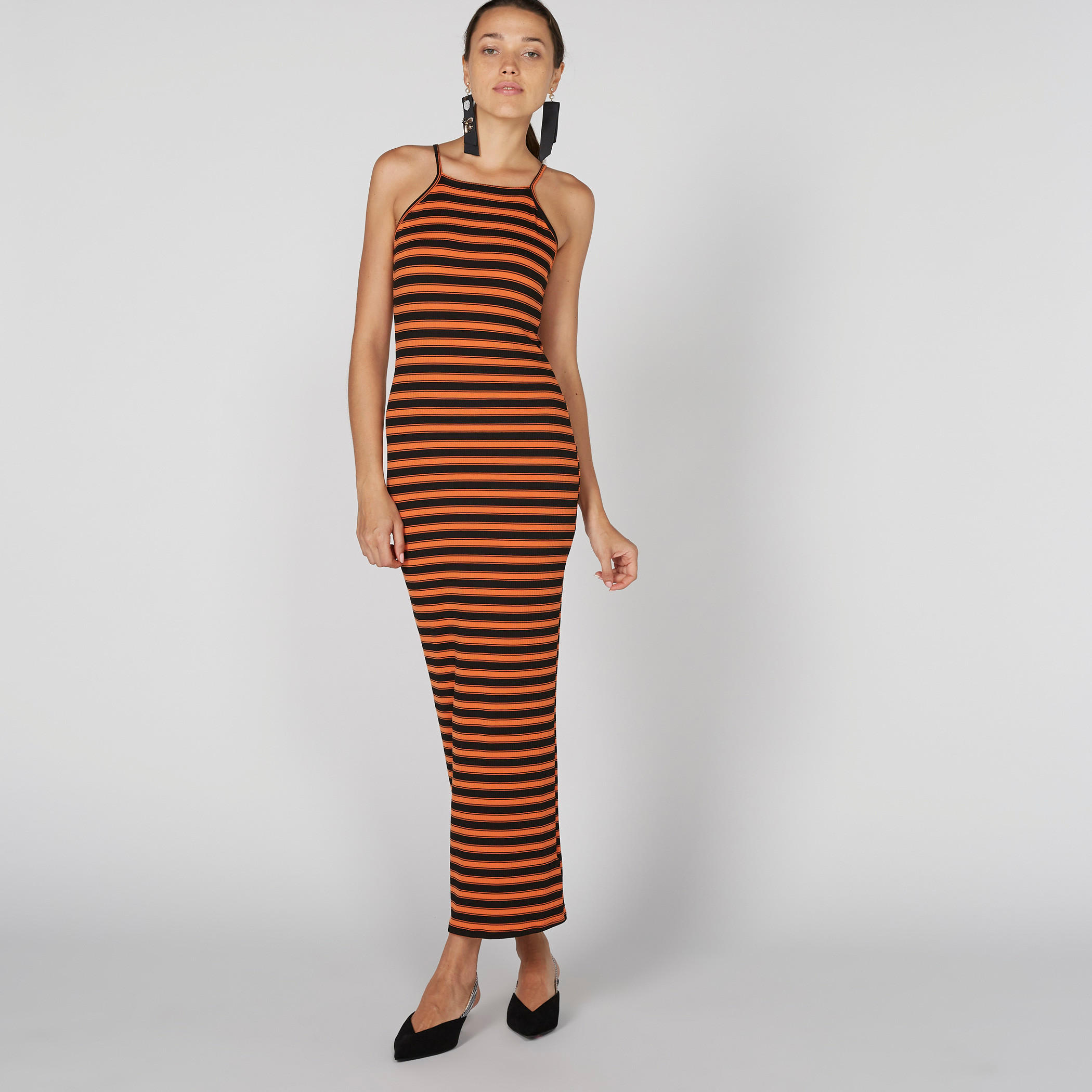 فستان طويل مقلّم بحمّالات رفيعة-women-clothing-dresses-image-2