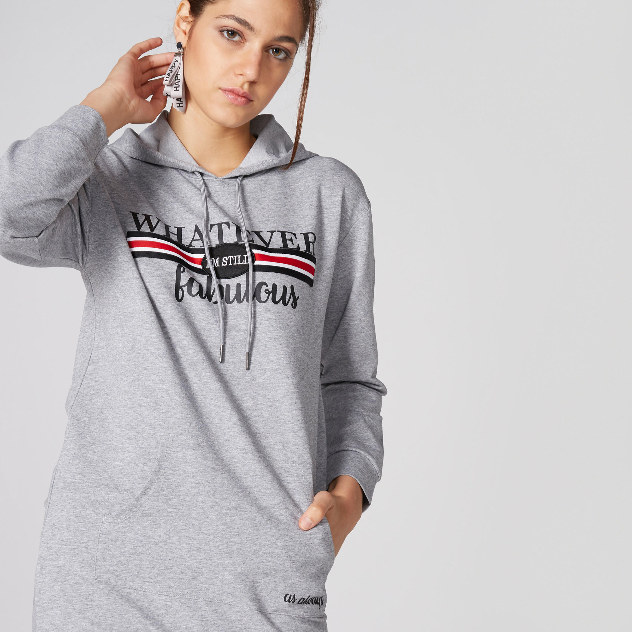 فستان تيشيرت قصير بأكمام طويلة وطبعات وقبعة-women-clothing-dresses-image-4