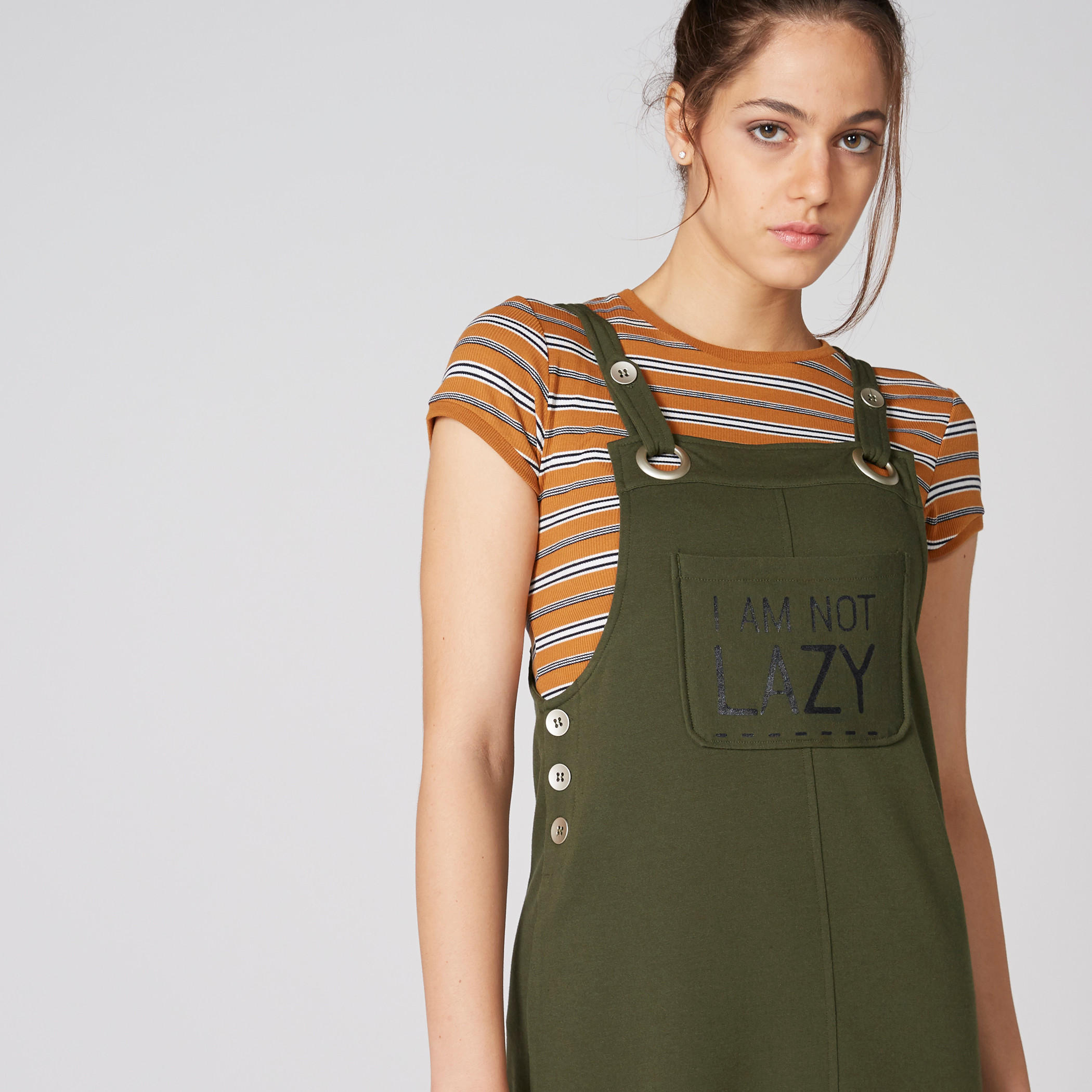 فستان جامبر قصير بجيب أمامي وزر إغلاق وطبعات-women-clothing-dresses-image-1