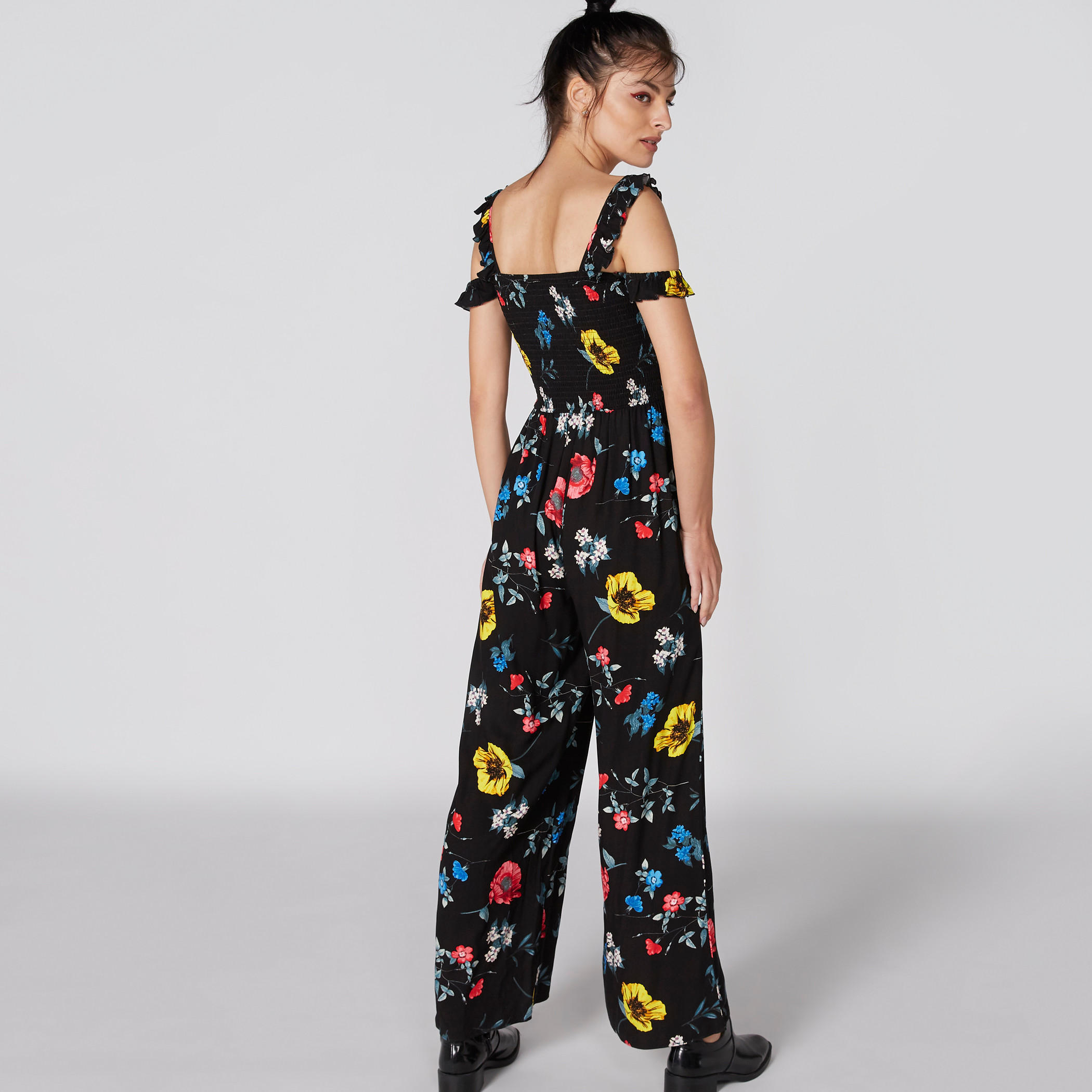 أفرول بدرزات وطبعات أزهار-women-clothing-jumpsuits-image-2