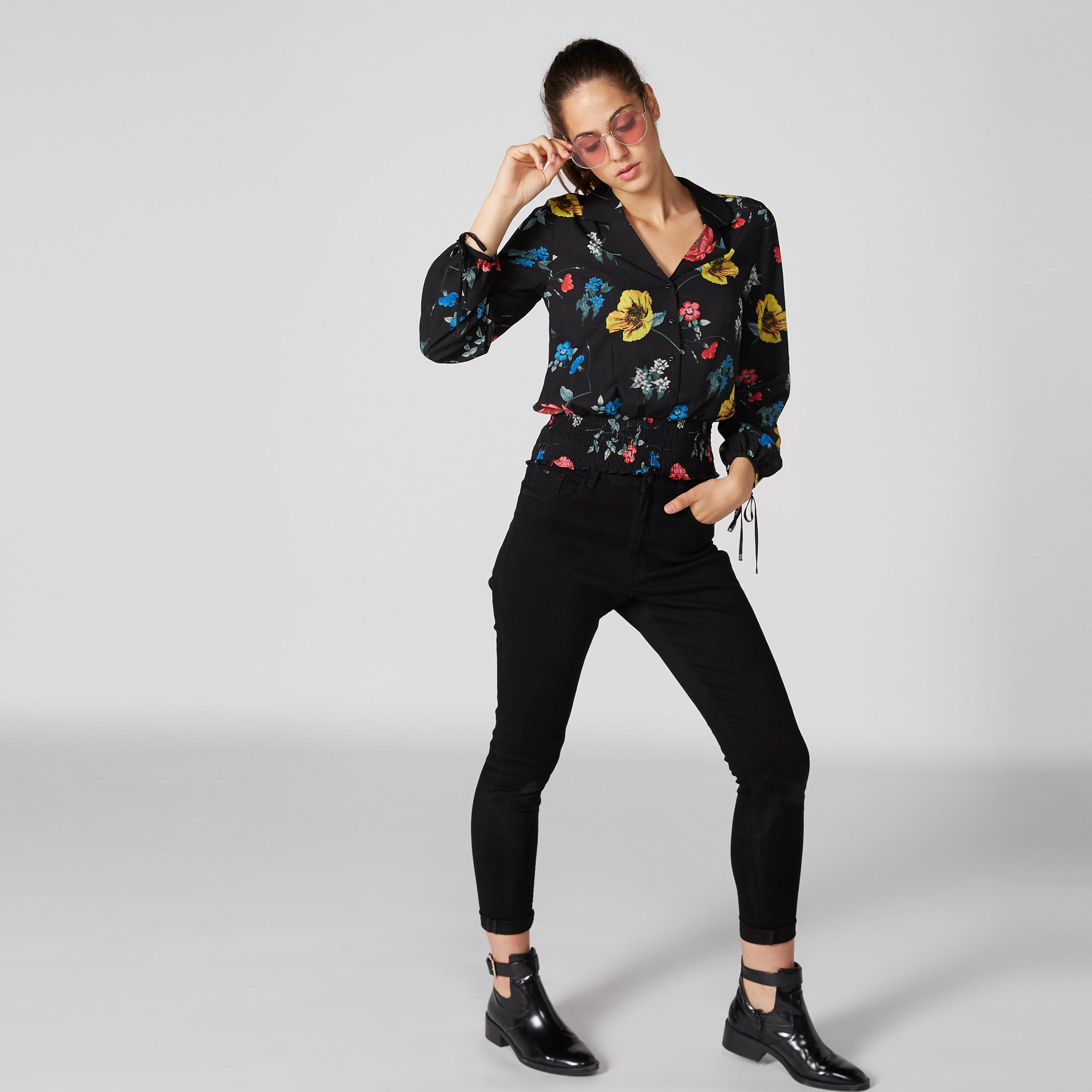 بلوزة بأكمام طويلة ودرزات وطبعات-women-clothing-shirtsandblouses-blouses-image-1