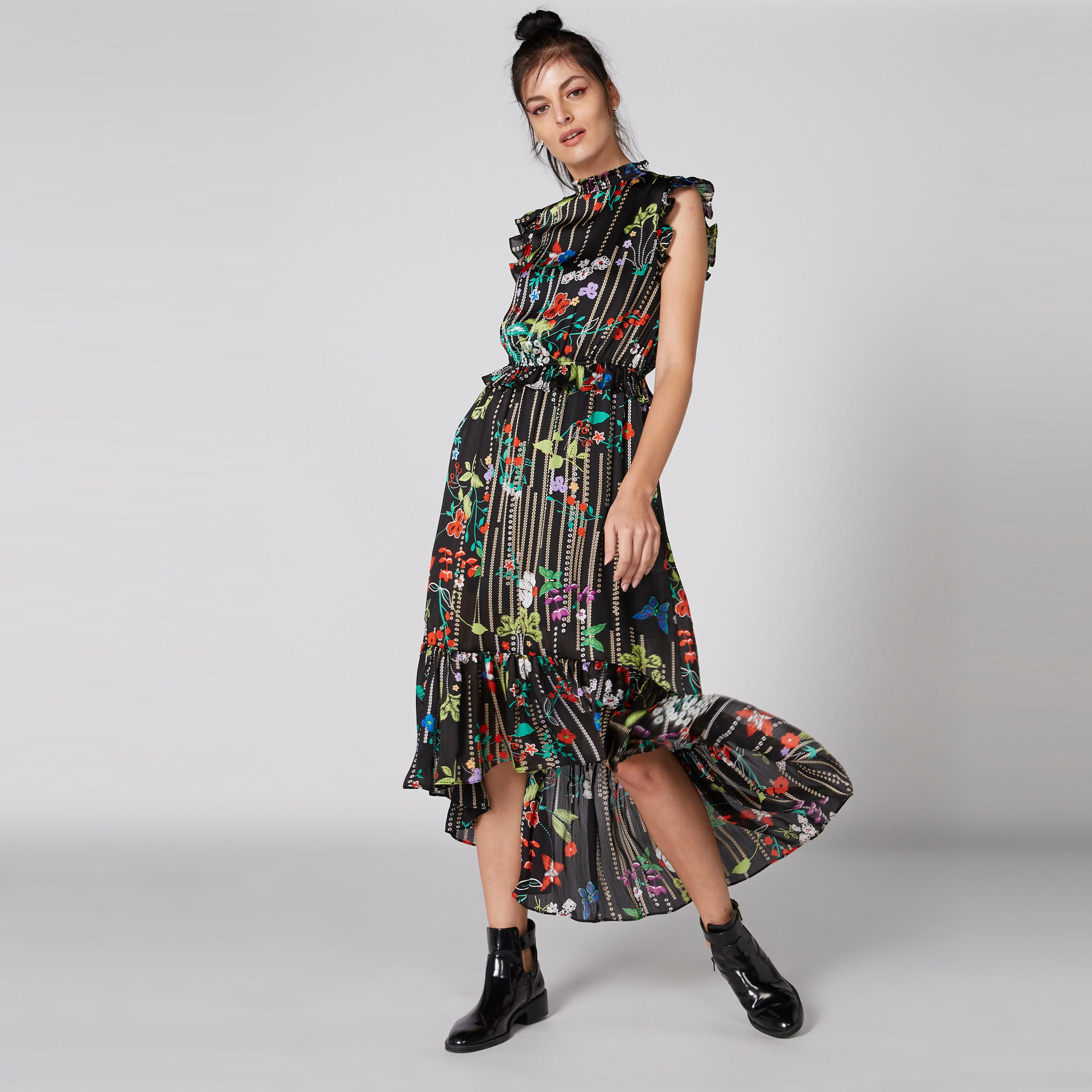 فستان طويل دون أكمام بياقة عالية وحوّاف غير مستويّة وطبعات-women-clothing-dresses-image-3