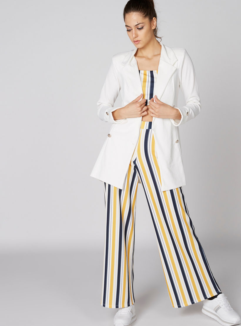 جاكيت ترينش بأكمام طويلة وأزرار-women-winterwear-coatsandjackets-jackets-image-3