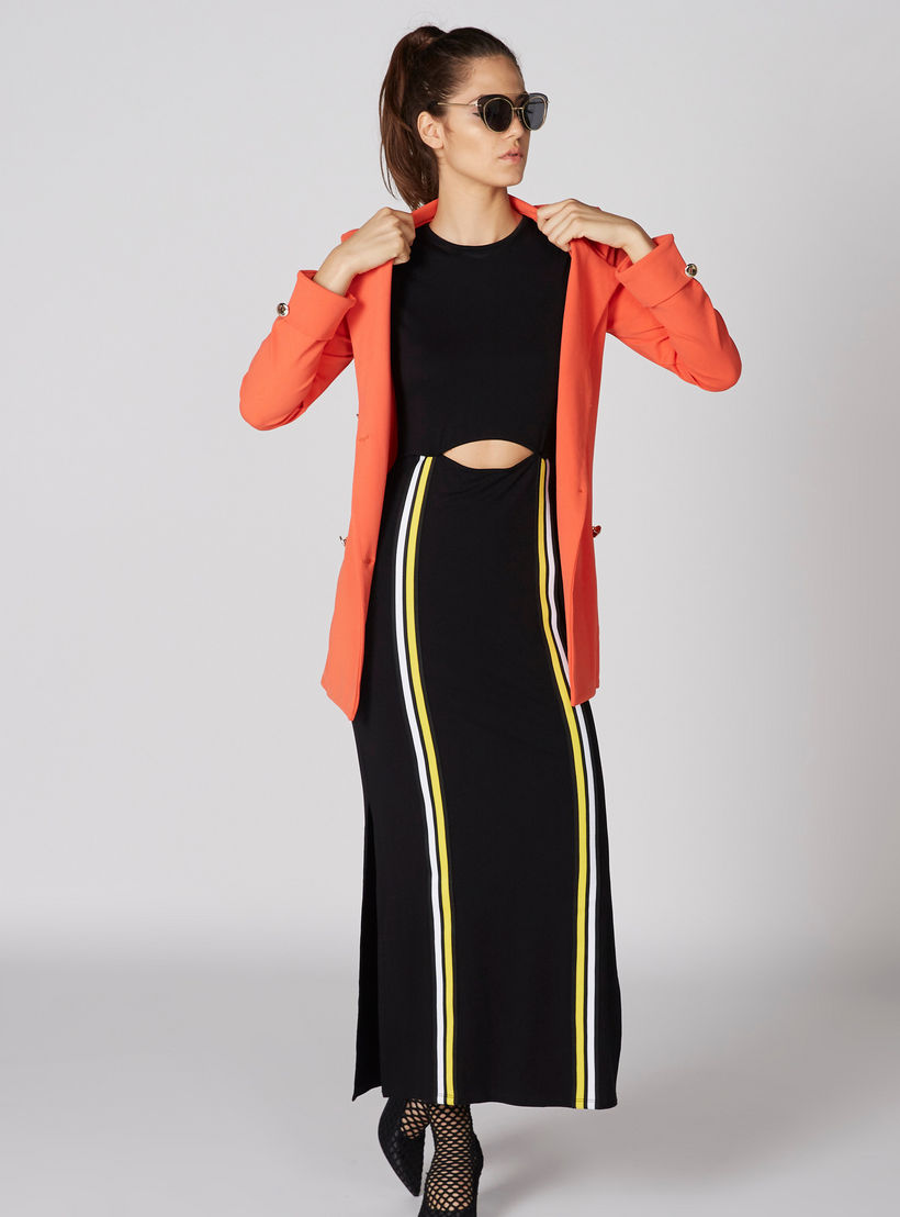 جاكيت ترينش بأكمام طويلة وأزرار-women-winterwear-coatsandjackets-jackets-image-3