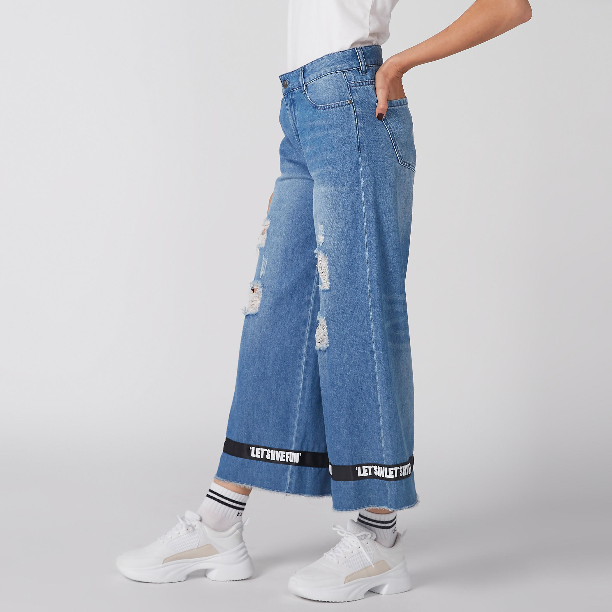 بنطال واسع الساقين دينم بجيوب-women-clothing-bottoms-trousers-image-3