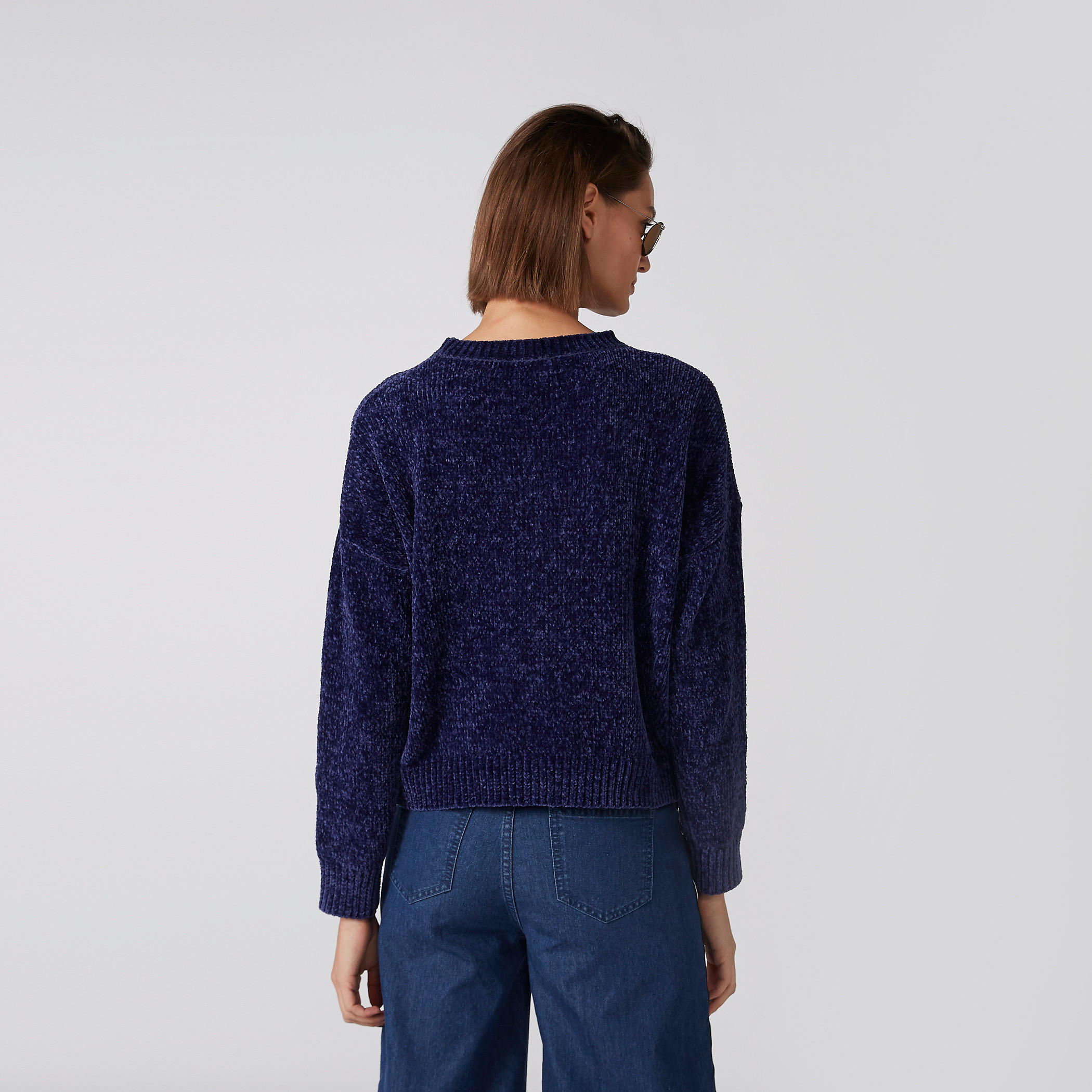 سويتر بأكمام طويلة وياقة مستديرة-women-clothing-cardigansandjumpers-jumpers-image-1