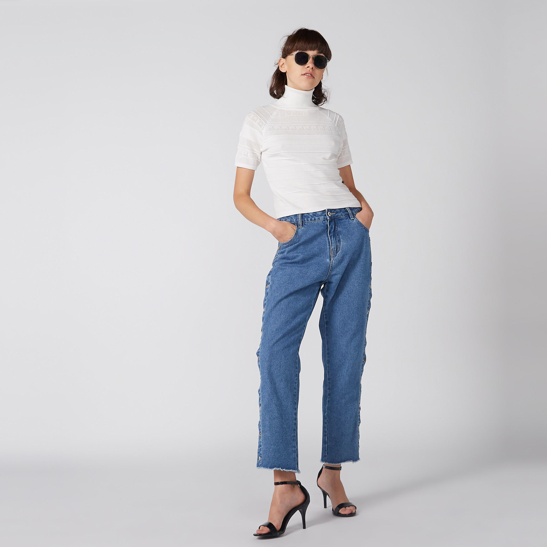 توب بياقة عالية وأكمام قصيرة-women-clothing-shirtsandblouses-blouses-image-5