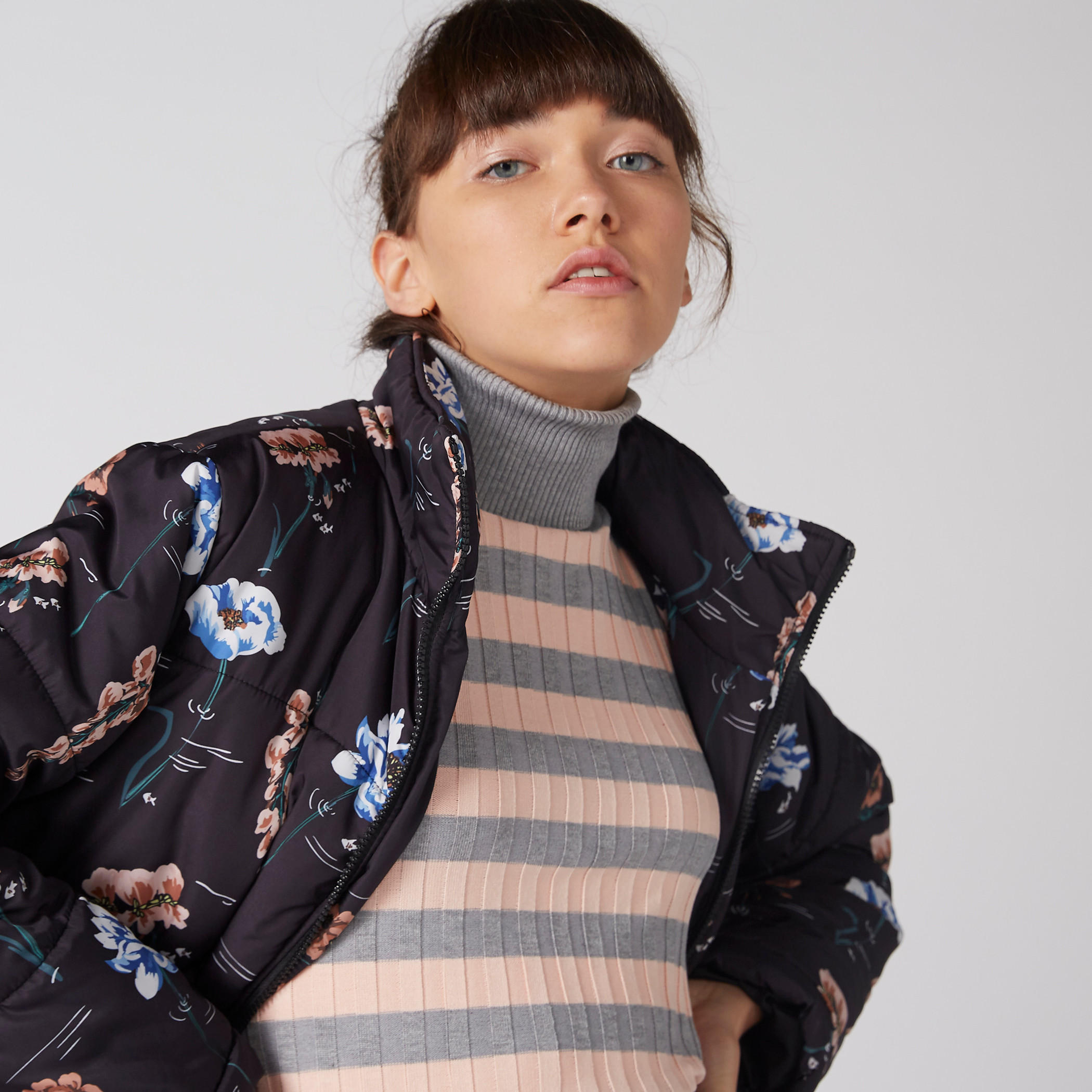 جاكيت بأكمام طويلة وسحّاب إغلاق وطبعات أزهار-women-winterwear-coatsandjackets-jackets-image-2